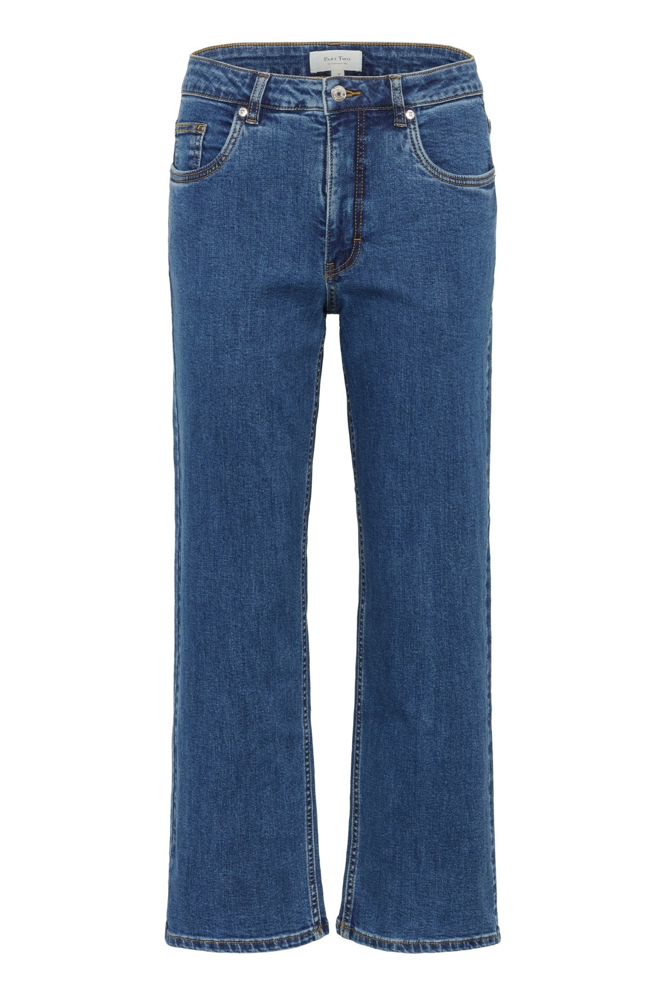 picture of Part Two Judyas Jeans - Medium Dark Blue Denim - Number Two - womens - fashion - clothing - Part Two 2
