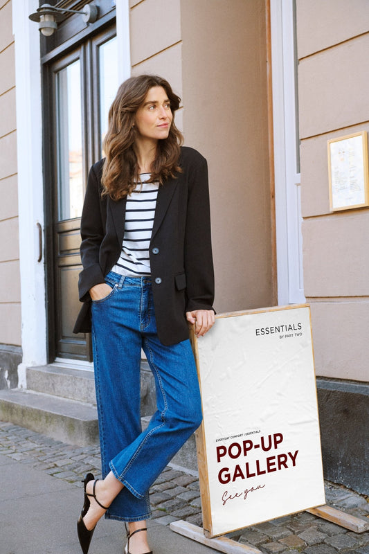 Part Two Judyas Jeans - Medium Dark Blue Denim