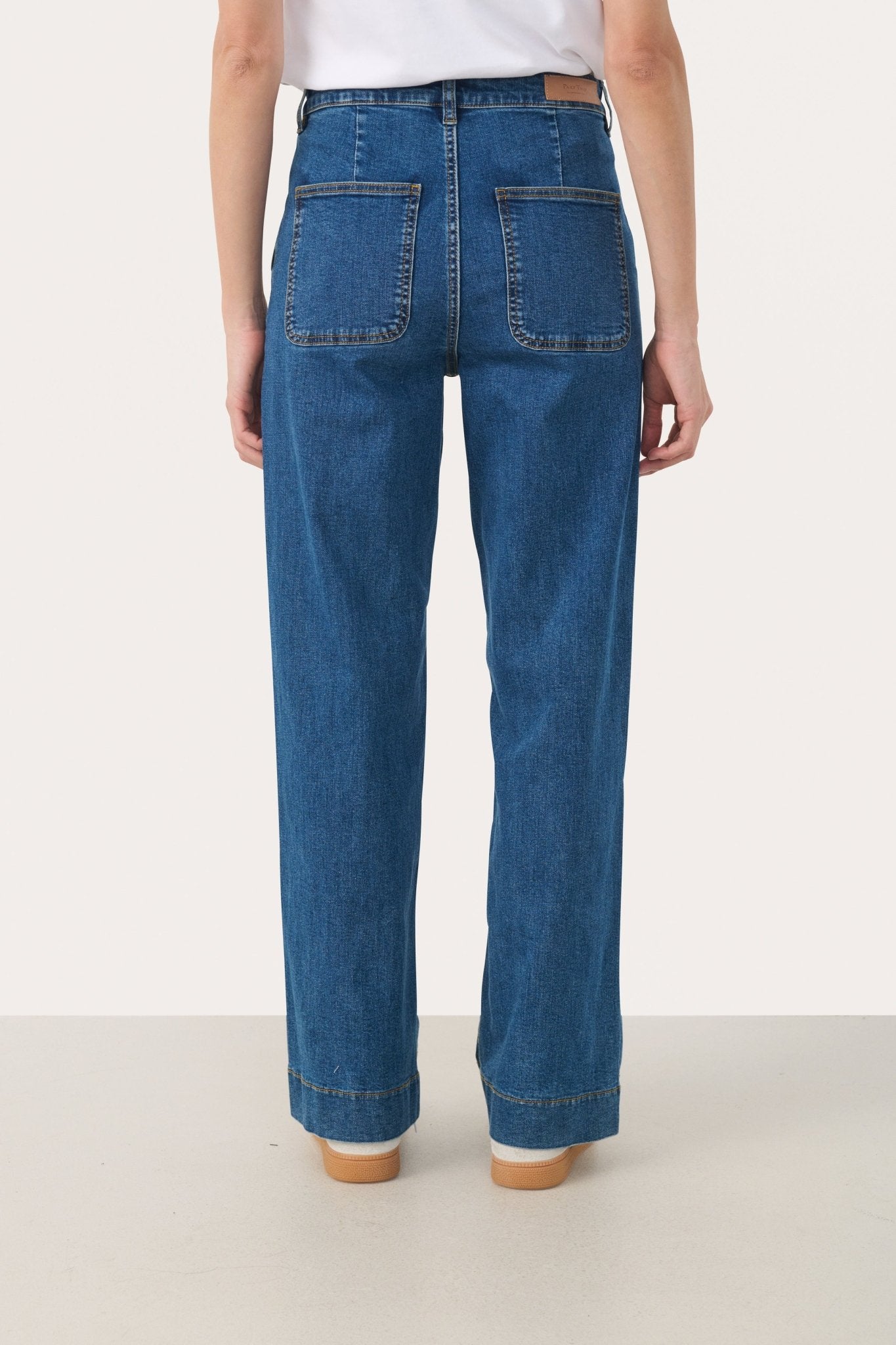 picture of Part Two Barba PW Jeans - Medium Dark Blue Denim - Number Two - womens - fashion - clothing - Part Two 2