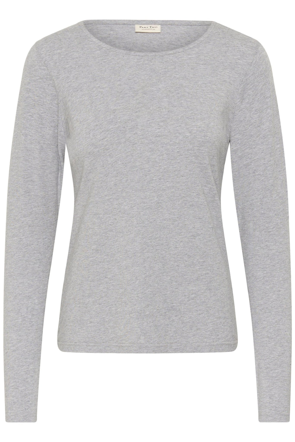 picture of Part Two Nemajas T-Shirt - Grey Melange - Number Two - womens - fashion - clothing - Part Two 5