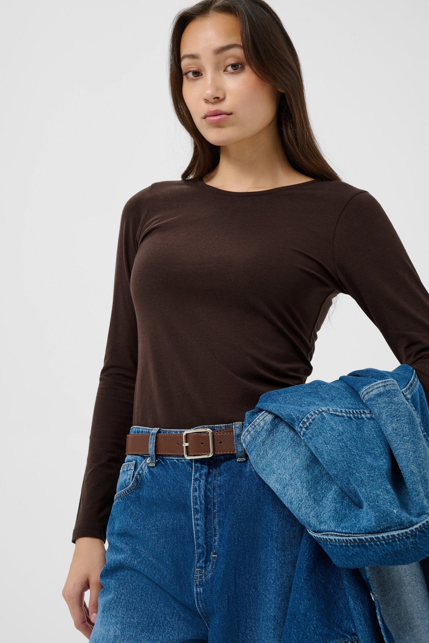 picture of Part Two Nemajas T-Shirt - Mole - Number Two - womens - fashion - clothing - Part Two 5