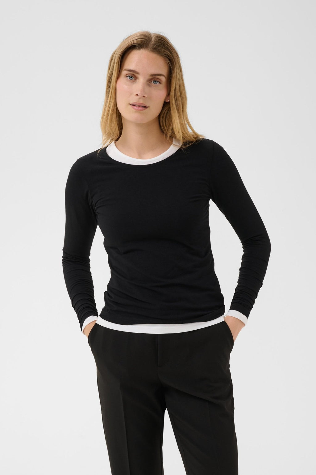 picture of Part Two Nemajas T-Shirt - Black - Number Two - womens - fashion - clothing - Part Two 3