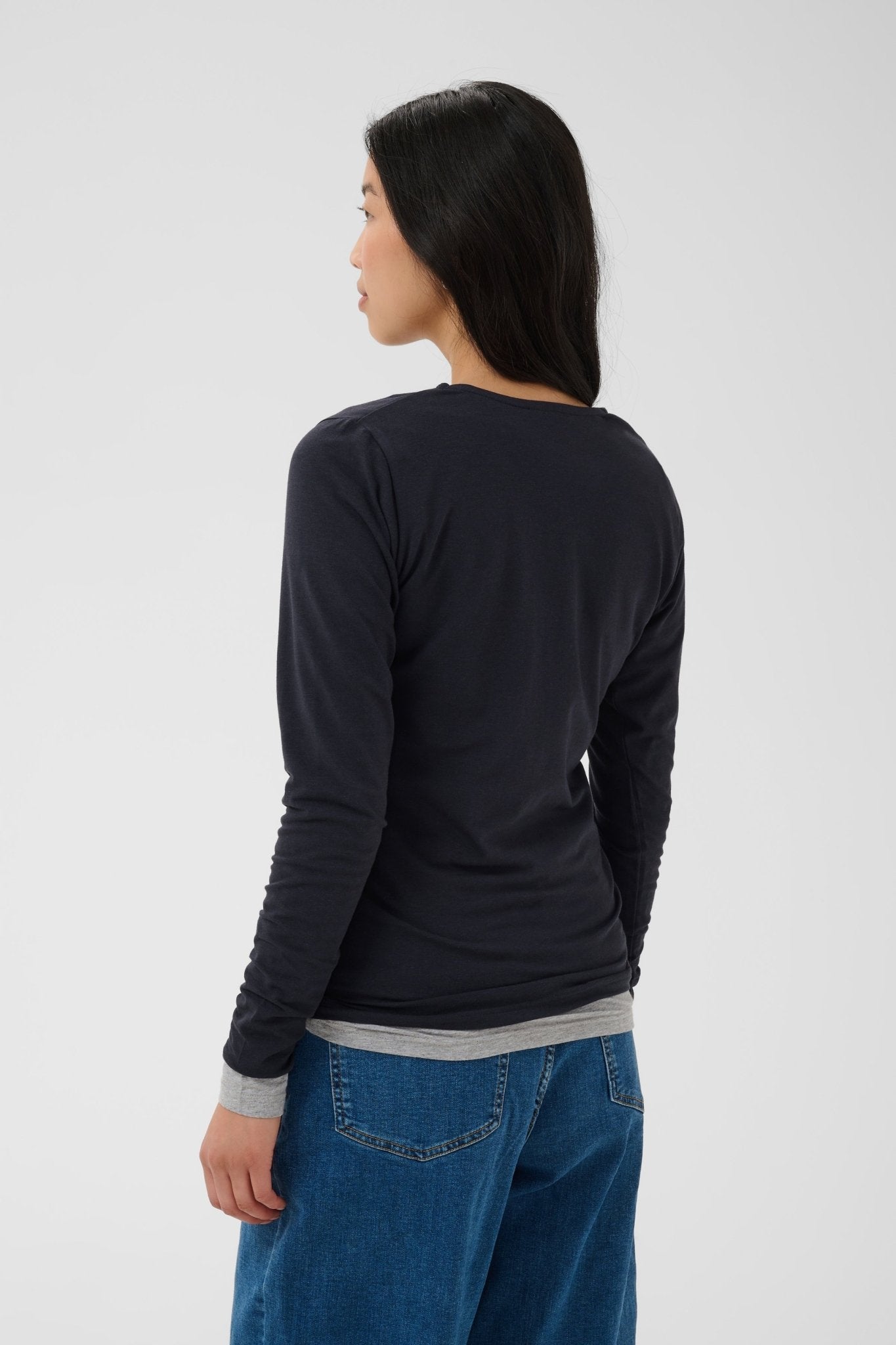 picture of Part Two Nemajas T-Shirt - Dark Navy - Number Two - womens - fashion - clothing - Part Two 5