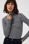 Part Two Efinas T-Shirt  - Dark Navy Stripe