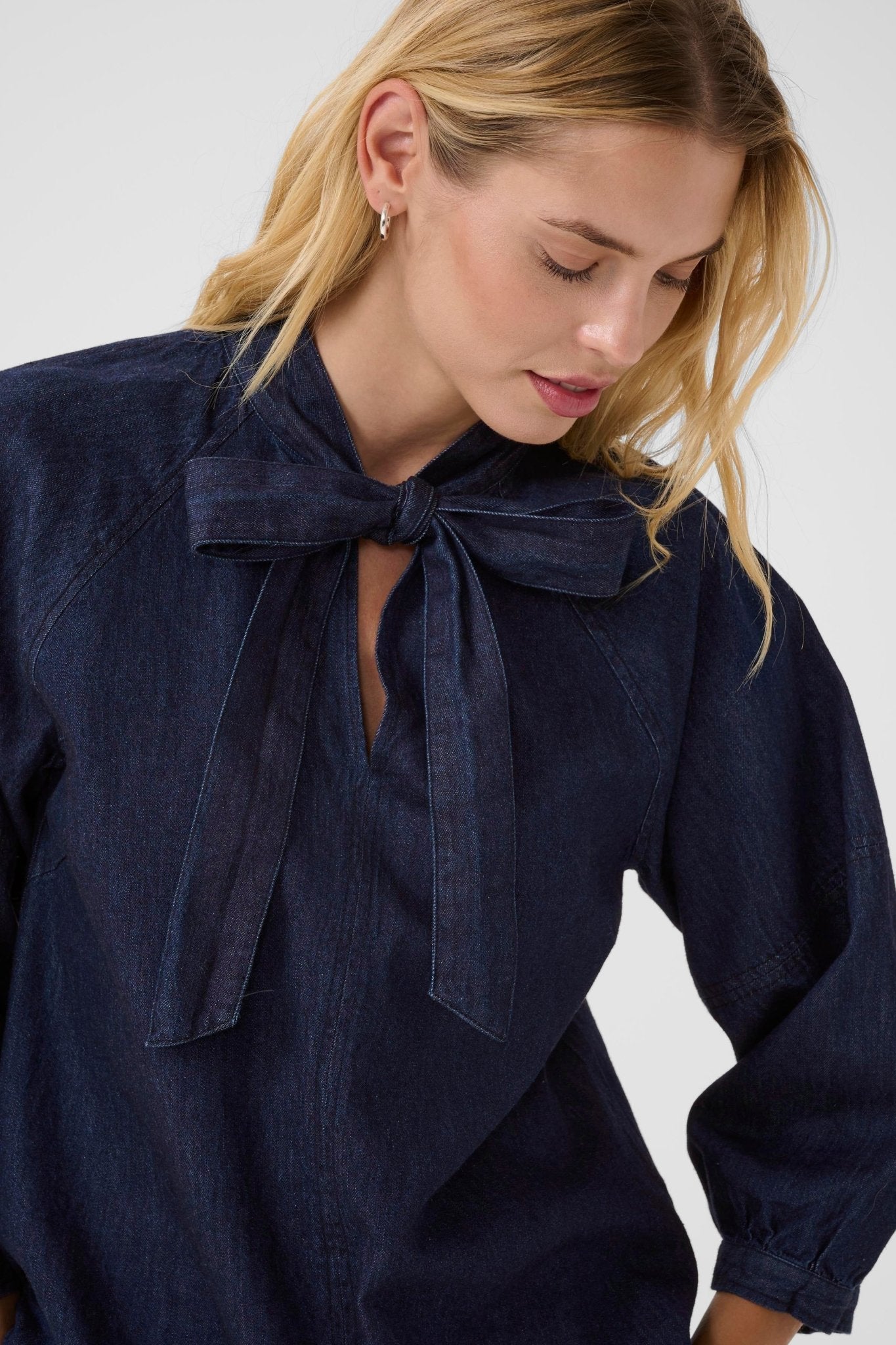 picture of Part Two Sassi Shirt - Rinse Blue Denim - Number Two - womens - fashion - clothing - Part Two 2