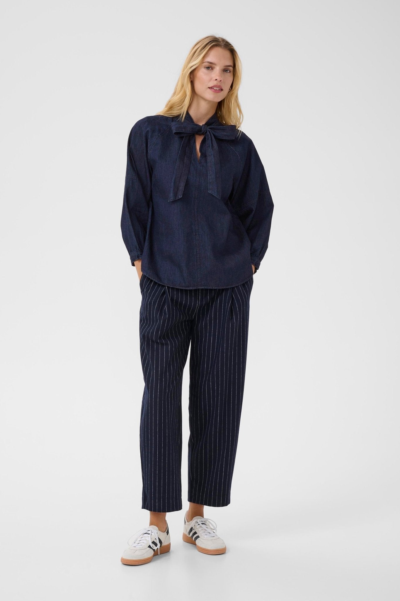 picture of Part Two Sassi Shirt - Rinse Blue Denim - Number Two - womens - fashion - clothing - Part Two 7