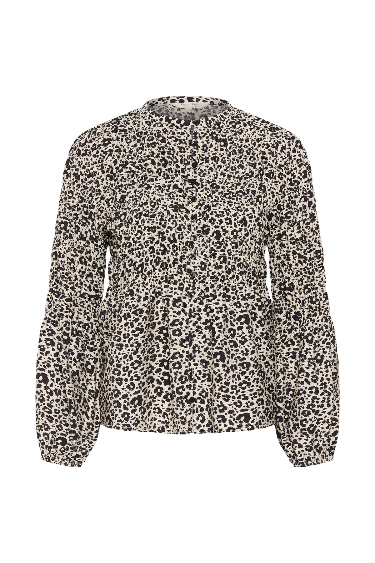 Part Two Siffe Shirt - Dark Navy Flower Spots