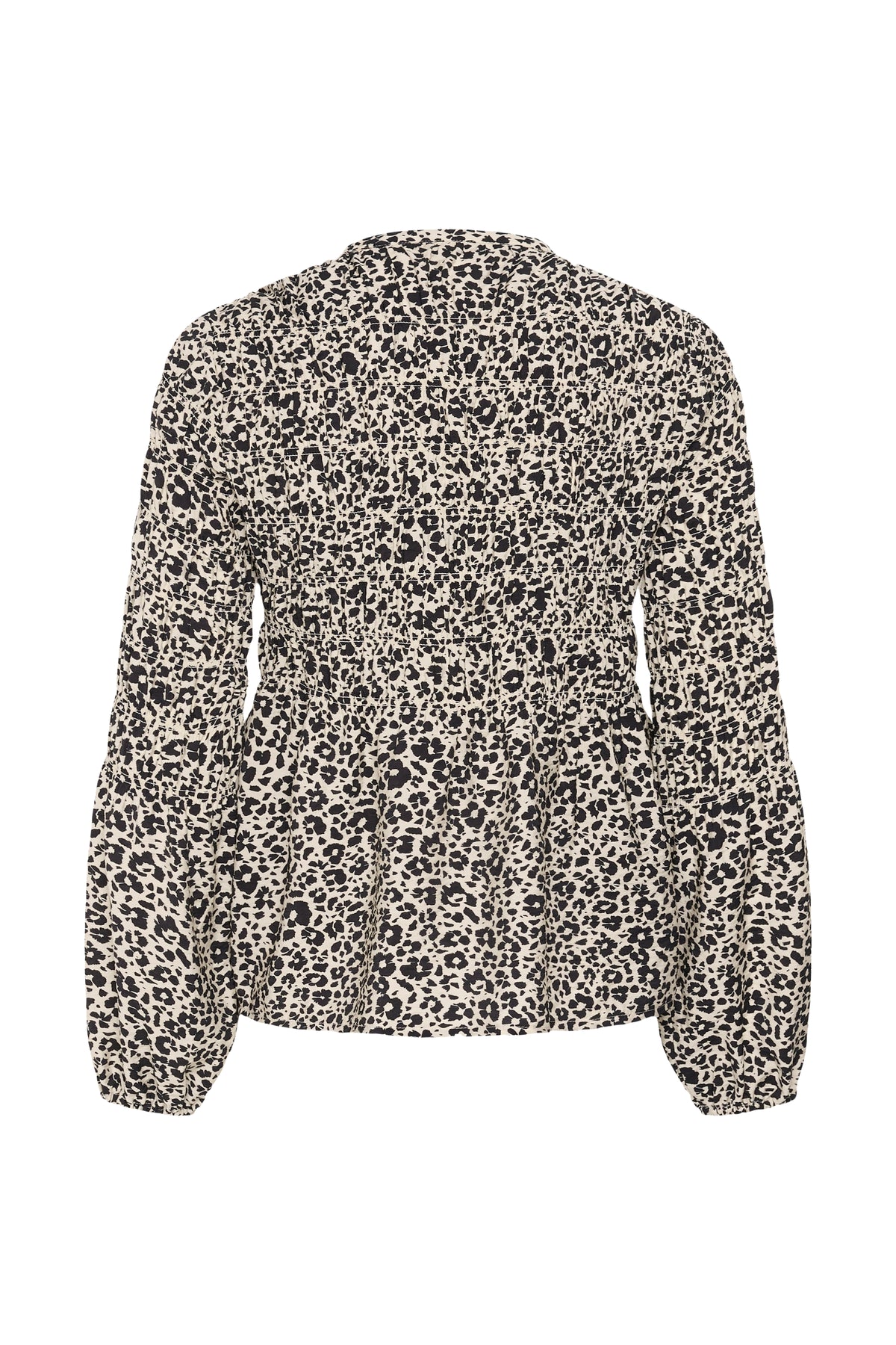Part Two Siffe Shirt - Dark Navy Flower Spots