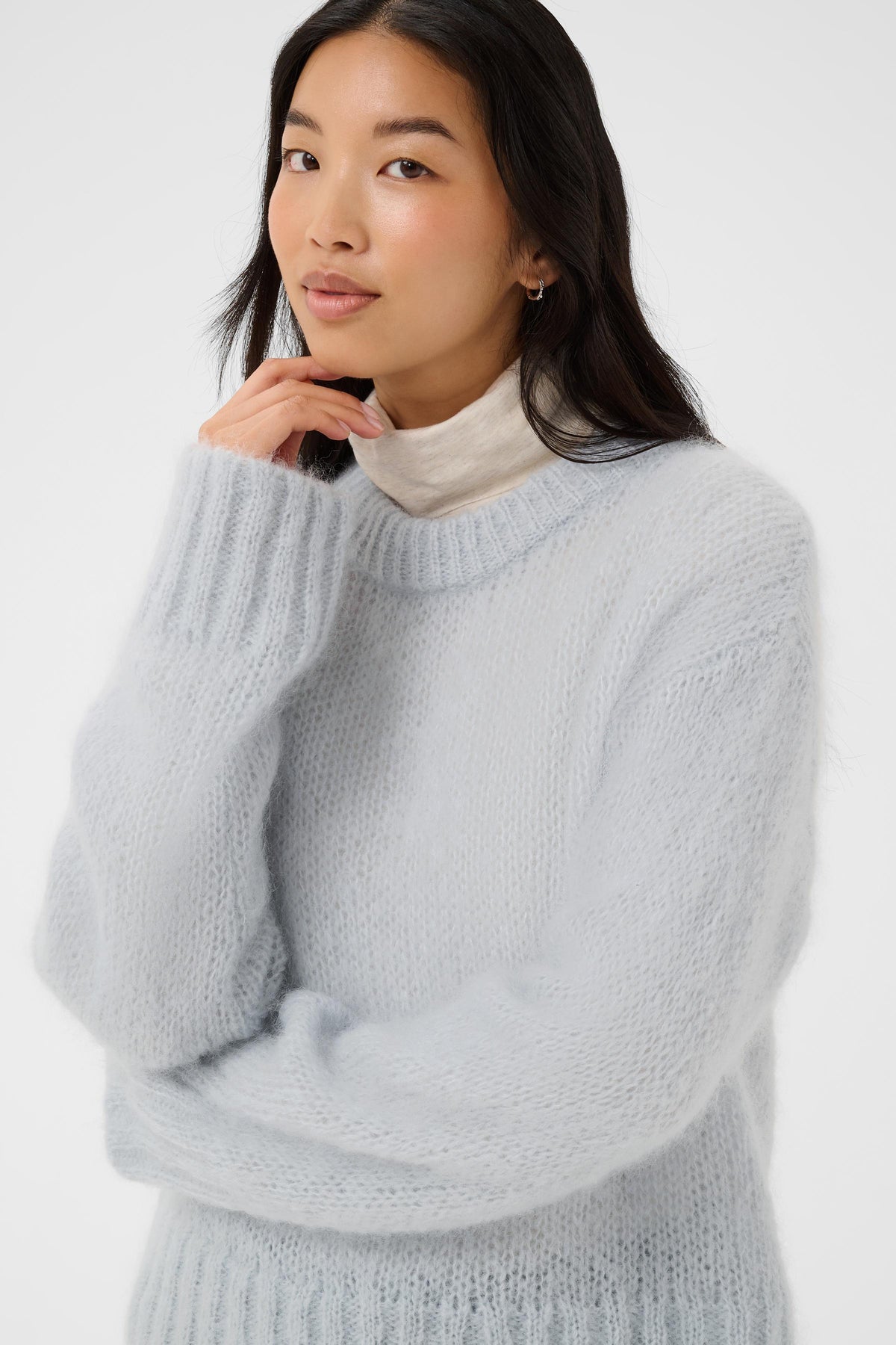 Part Two Sille Pullover - Gray Dawn