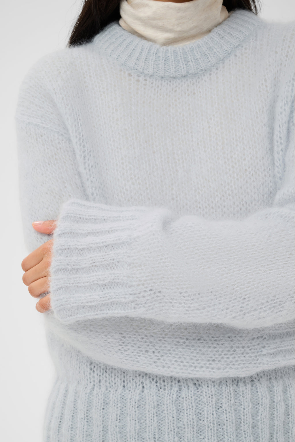 Part Two Sille Pullover - Gray Dawn