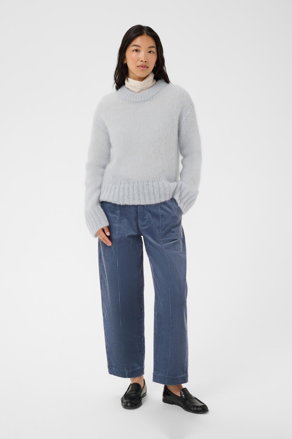 Part Two Sille Pullover - Gray Dawn
