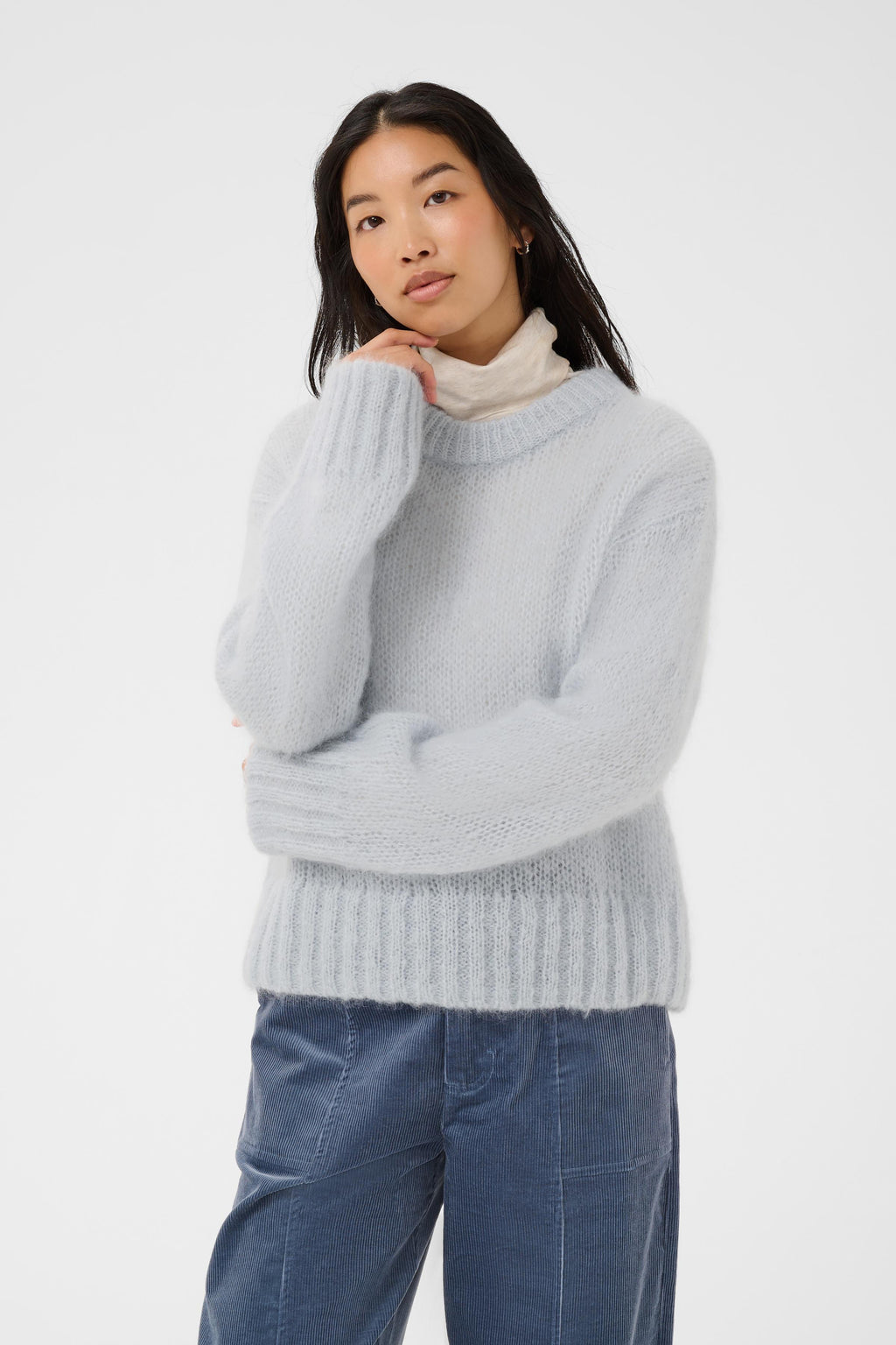 Part Two Sille Pullover - Gray Dawn