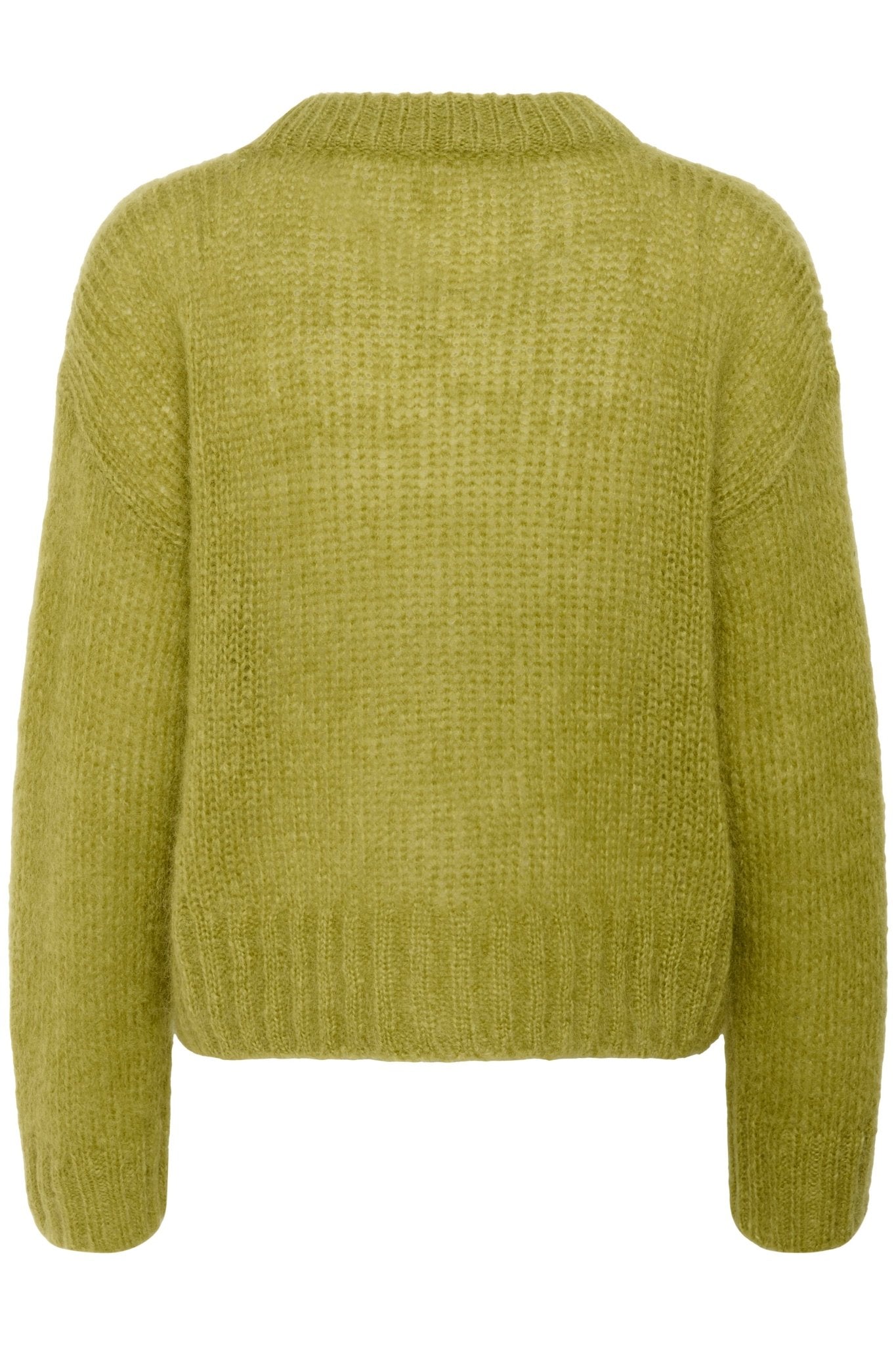 picture of Part Two Sille Pullover - Green Olive - Number Two - womens - fashion - clothing - Part Two 2