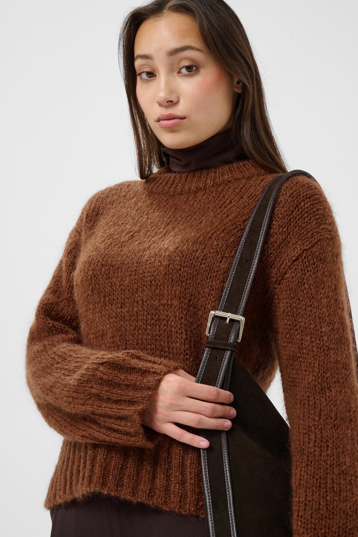 Part Two Sille Pullover - Brown Out