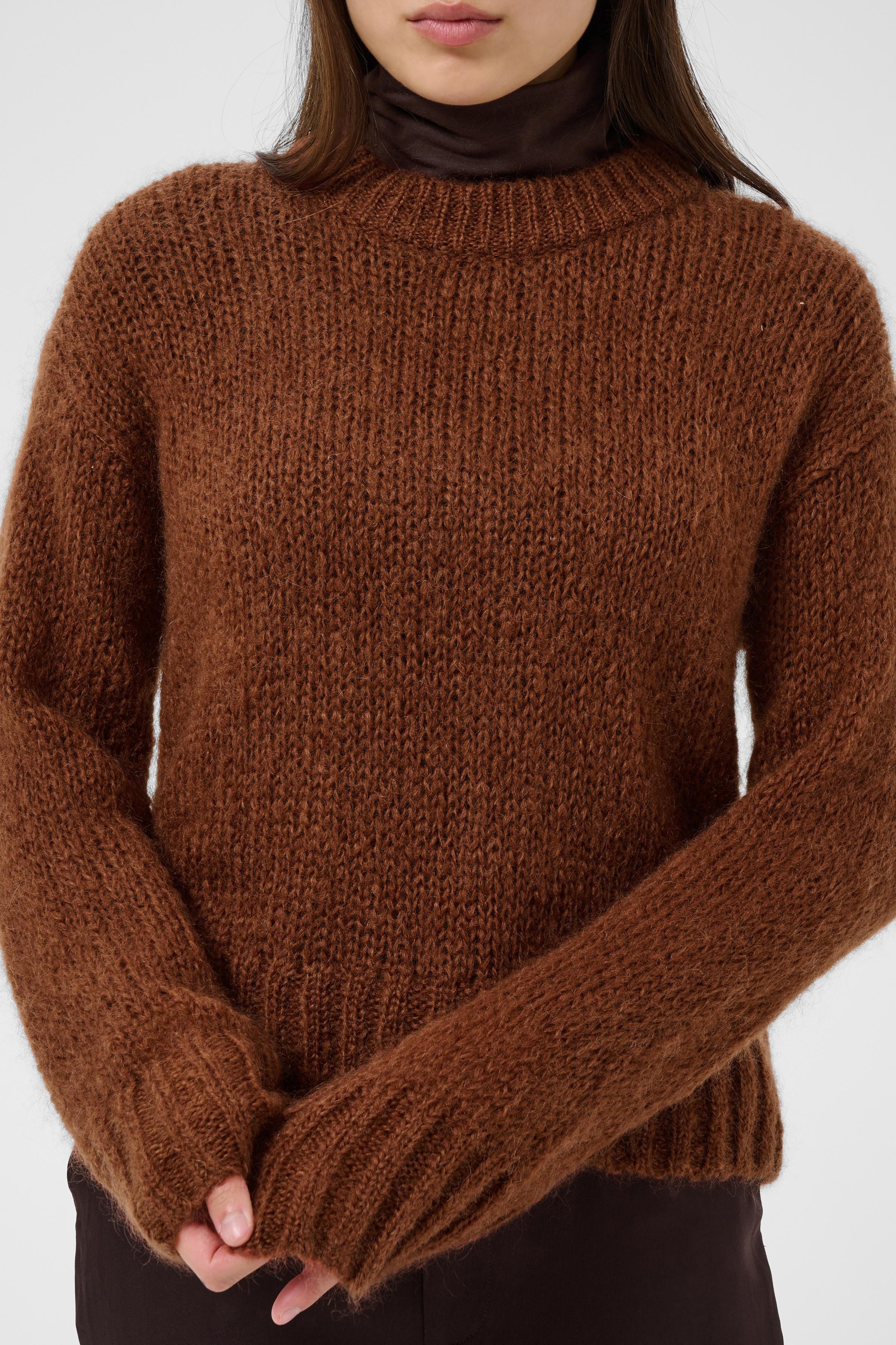 Part Two Sille Pullover - Brown Out