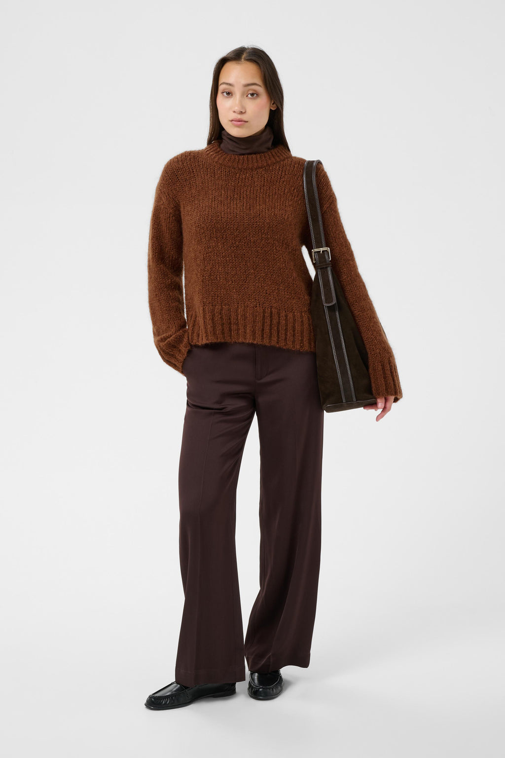 Part Two Sille Pullover - Brown Out