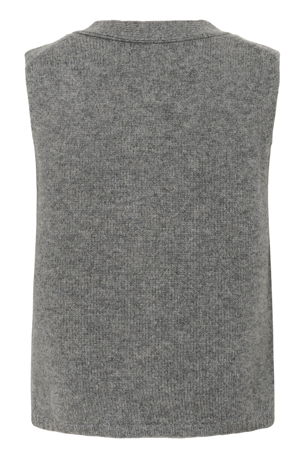 Part Two Sylva Waistcoat  - Medium Grey Melange