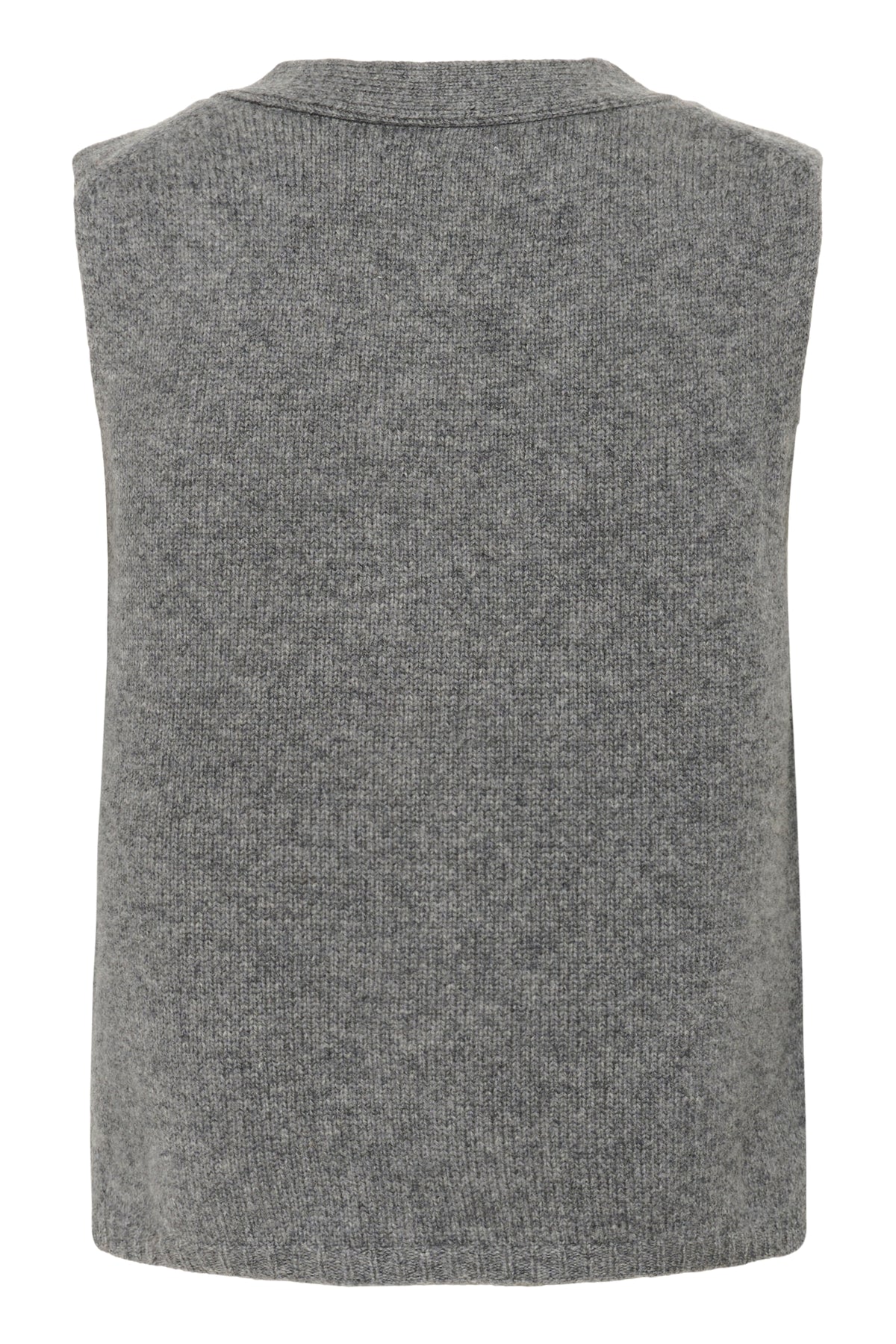 Part Two Sylva Waistcoat  - Medium Grey Melange