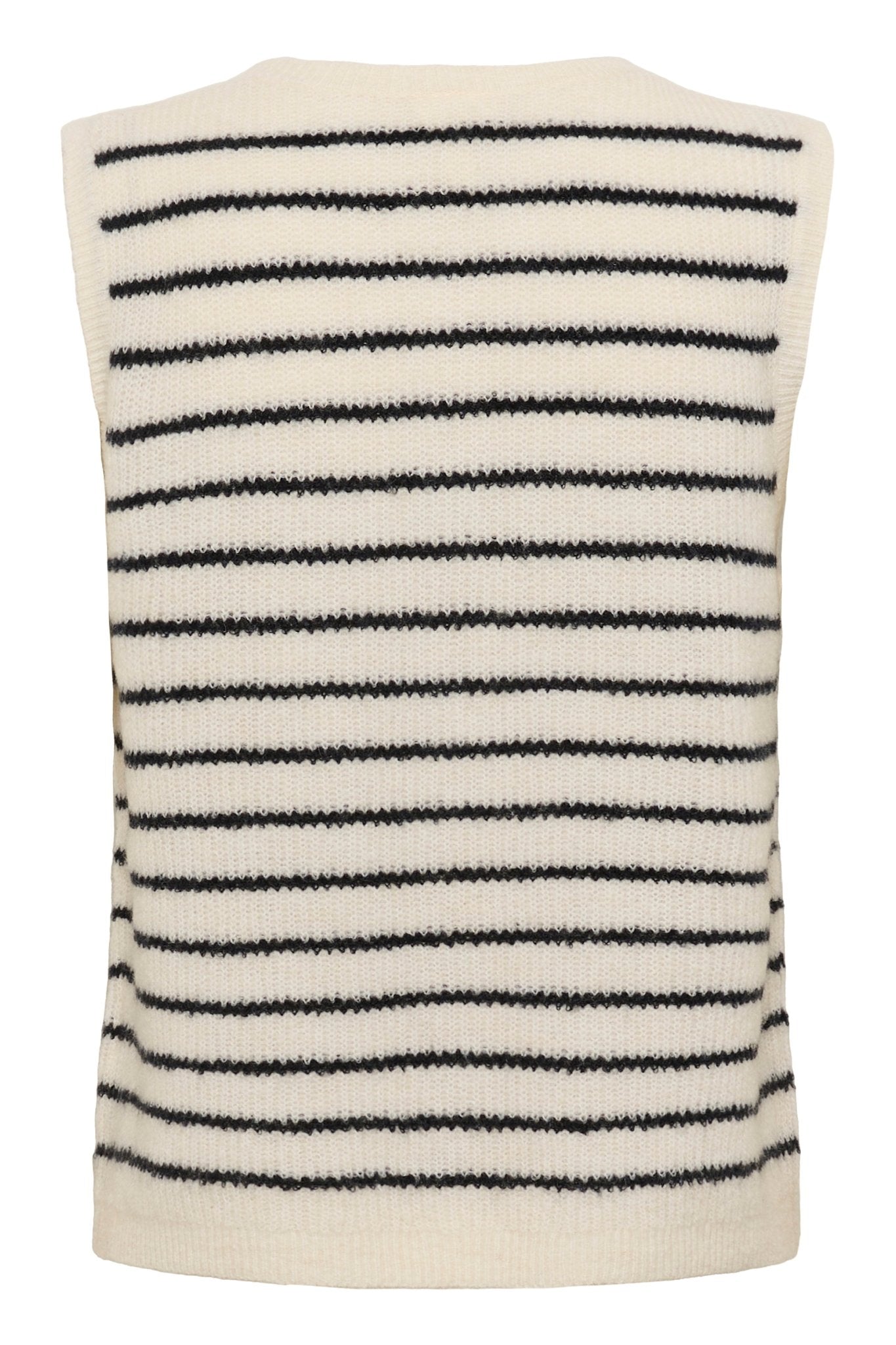 picture of Part Two Pimira Waistcoat - Eggnog/Navy Stripe - Number Two - womens - fashion - clothing - Part Two 6