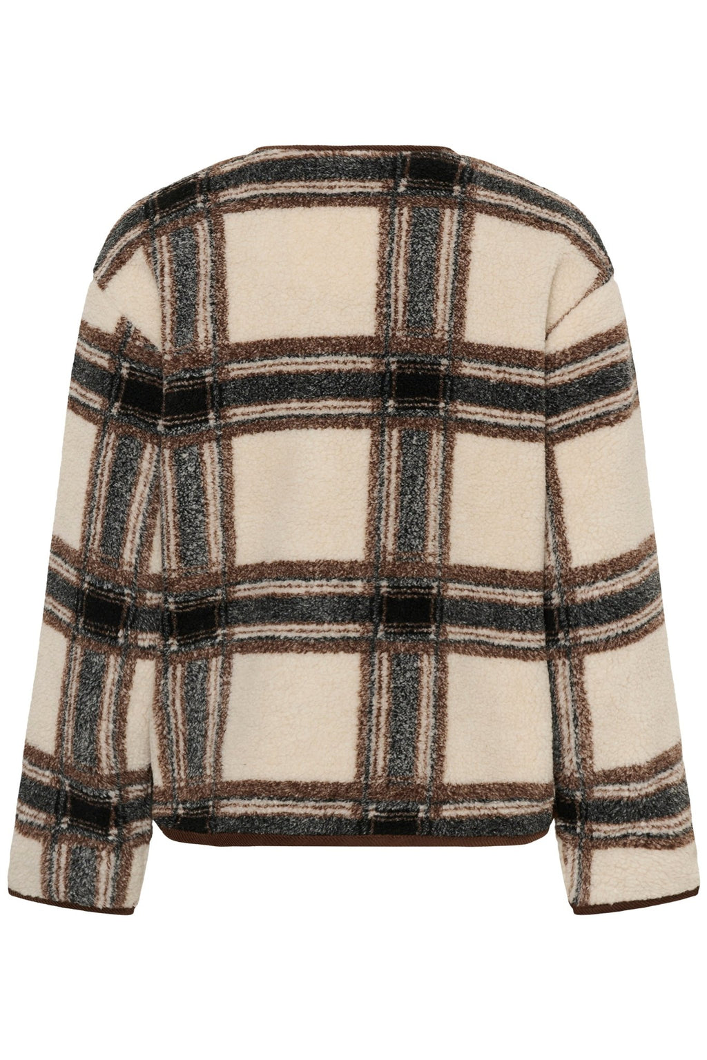 picture of Part Two Ysabell Jacket - Brown Check - Number Two - womens - fashion - clothing - Part Two 6