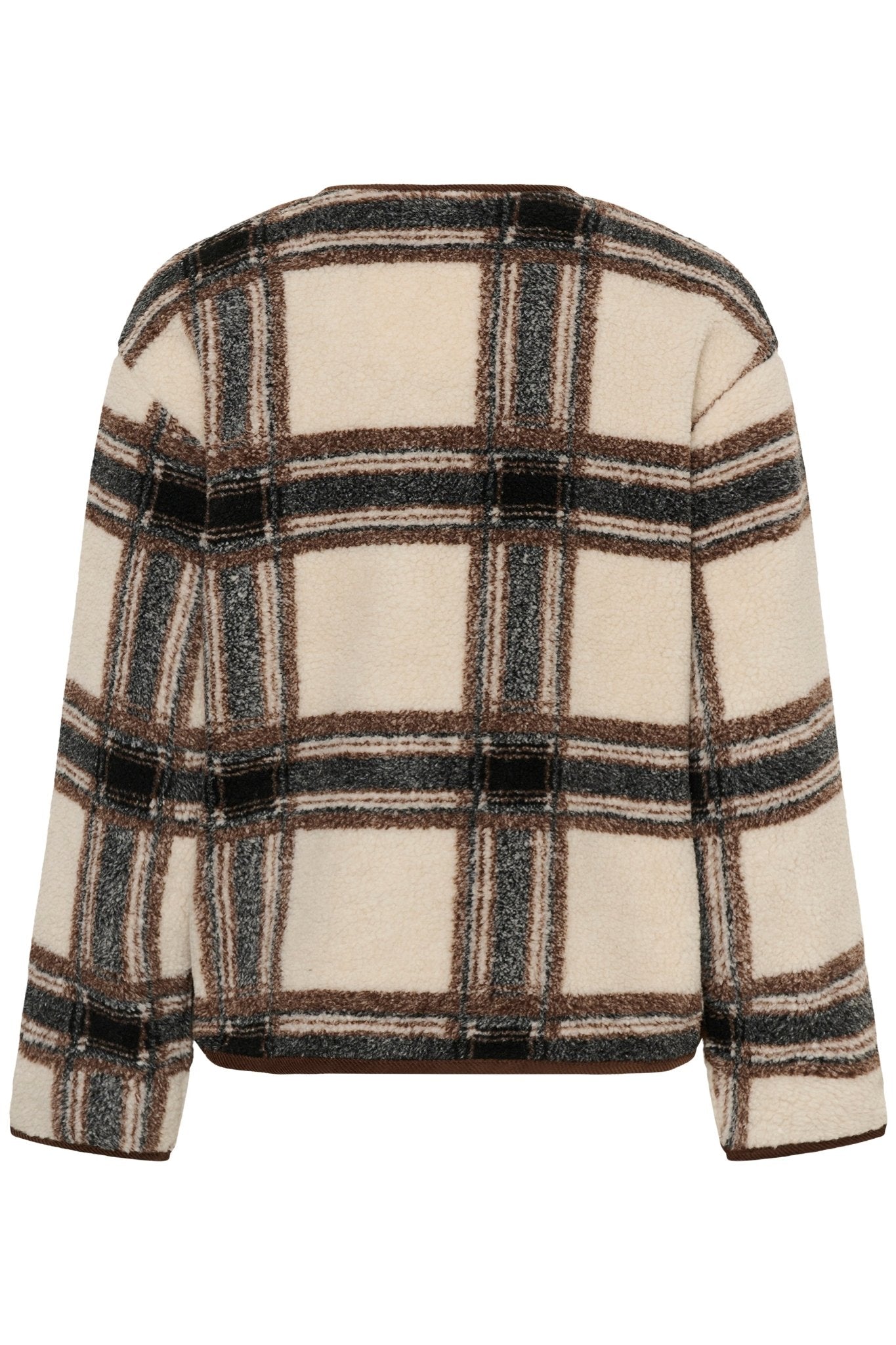 picture of Part Two Ysabell Jacket - Brown Check - Number Two - womens - fashion - clothing - Part Two 6