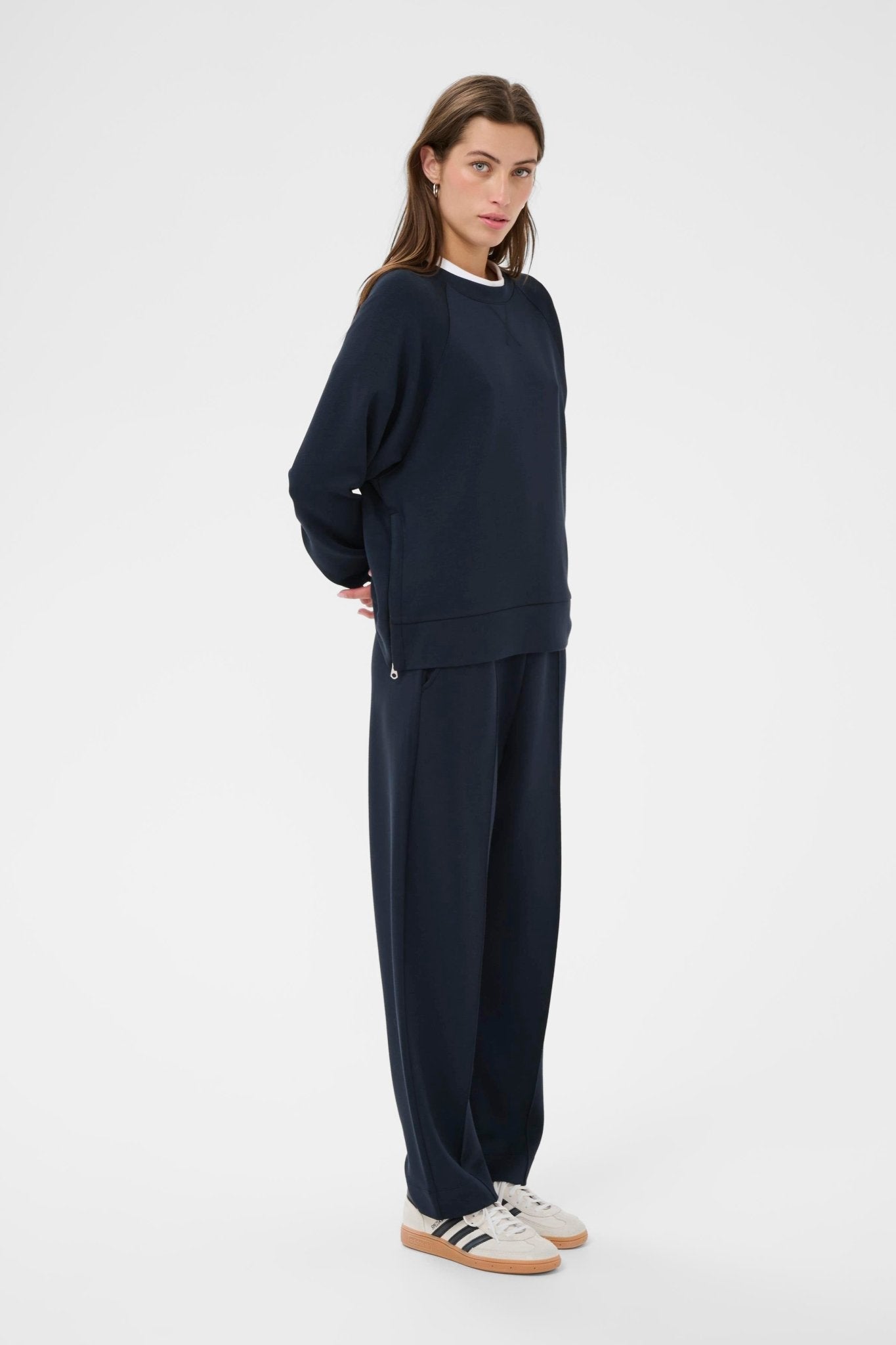 picture of Part Two Zena Trouser - Navy - Number Two - womens - fashion - clothing - Part Two 4