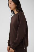 picture of Part Two Zola Sweatshirt - Mole/Chocolate - Number Two - womens - fashion - clothing - Part Two 1