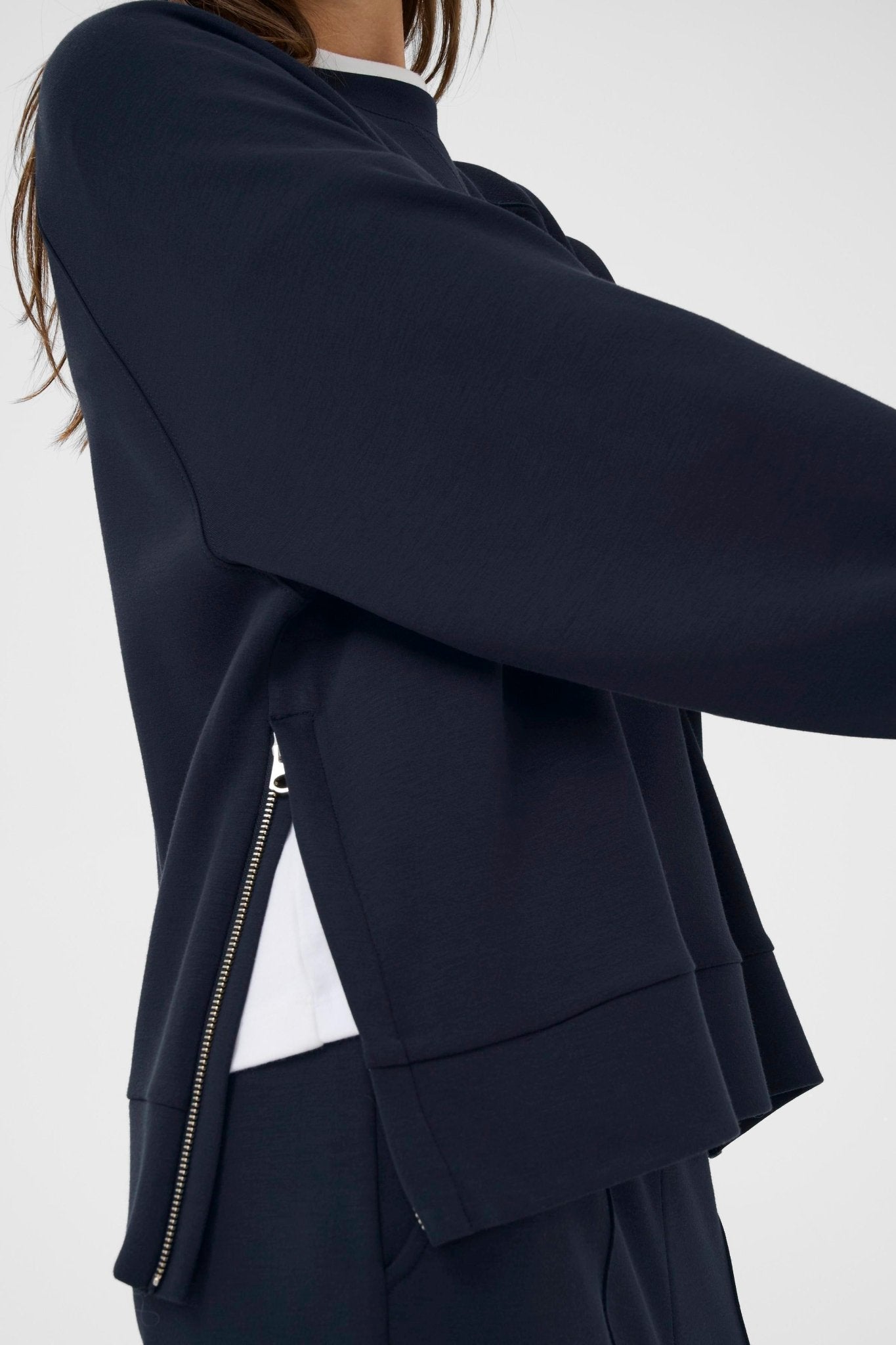 picture of Part Two Zola Sweatshirt - Navy - Number Two - womens - fashion - clothing - Part Two 4