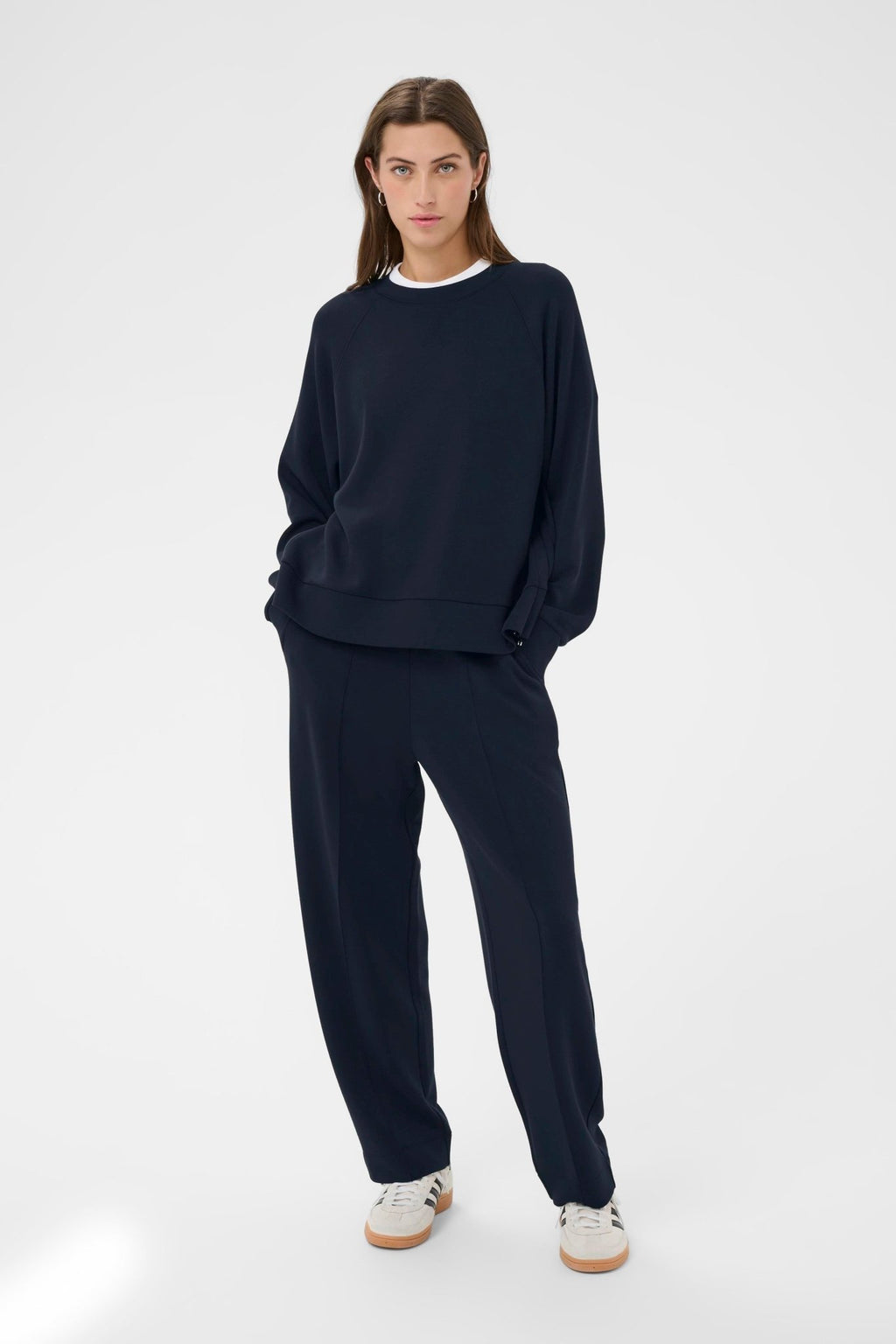 picture of Part Two Zola Sweatshirt - Navy - Number Two - womens - fashion - clothing - Part Two 5