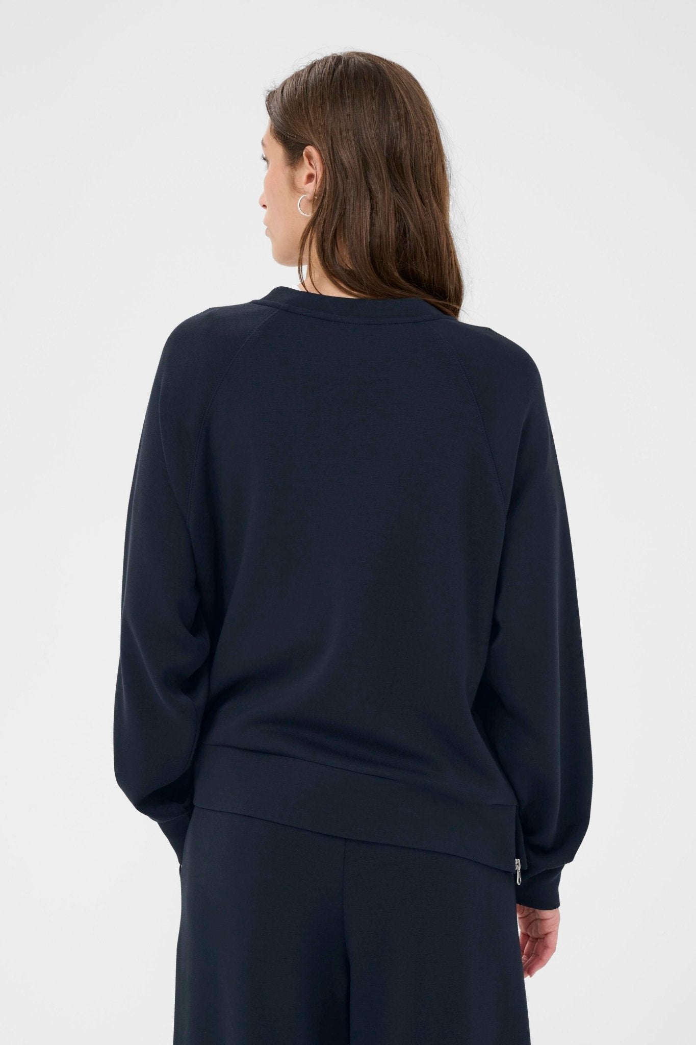 picture of Part Two Zola Sweatshirt - Navy - Number Two - womens - fashion - clothing - Part Two 6