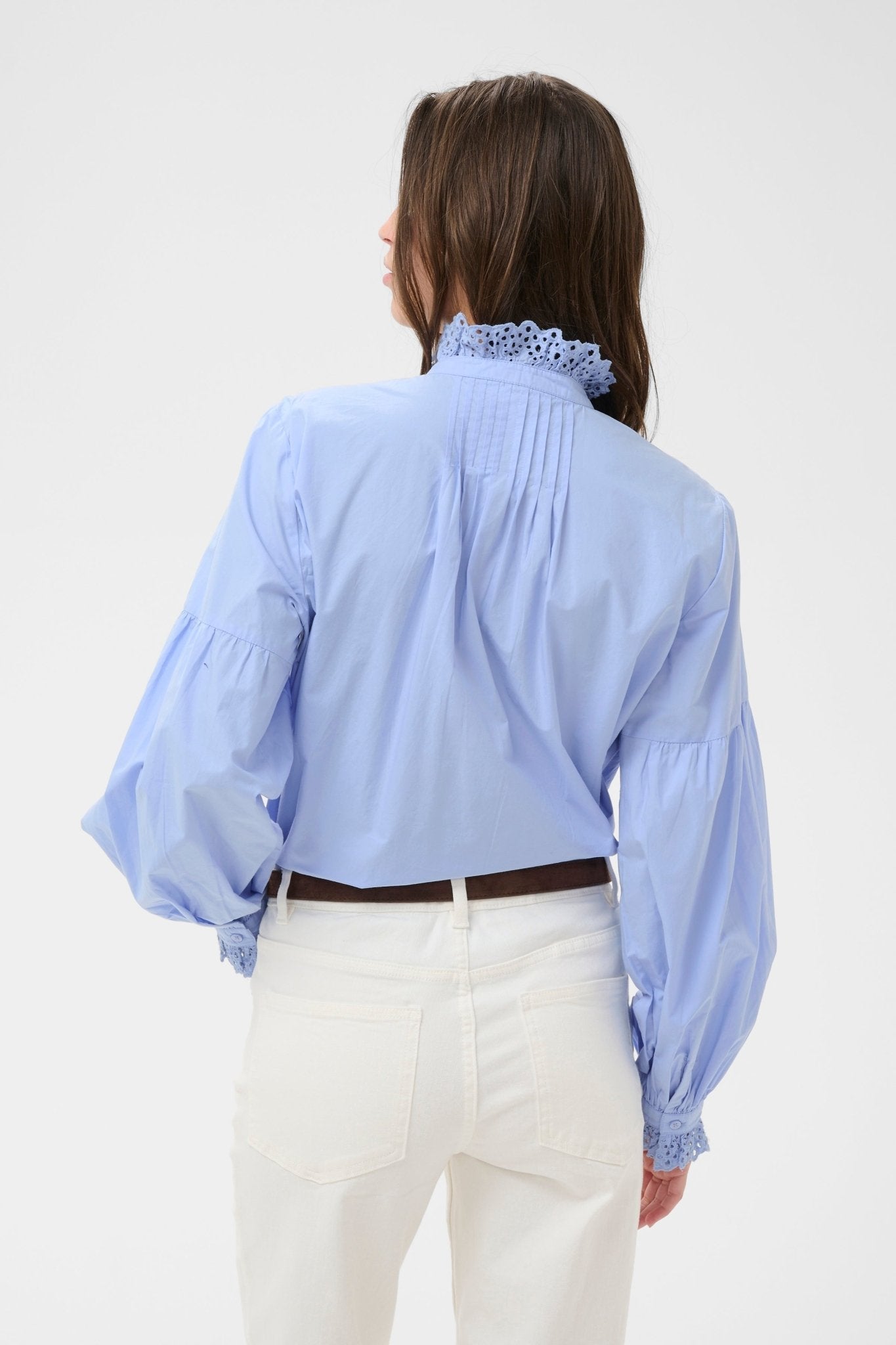 picture of Part Two Anastasja Shirt - Serenity Blue - Number Two - womens - fashion - clothing - Part Two 3