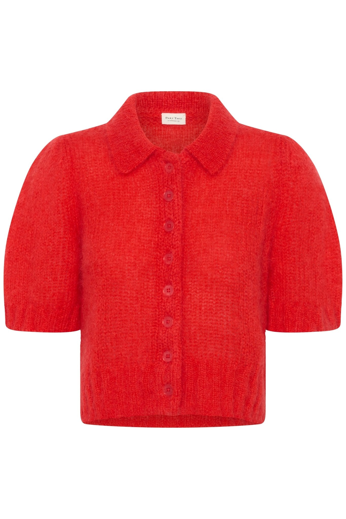 picture of Part Two Vernoni Cardigan - Poppy Red - Number Two - womens - fashion - clothing - Part Two 5