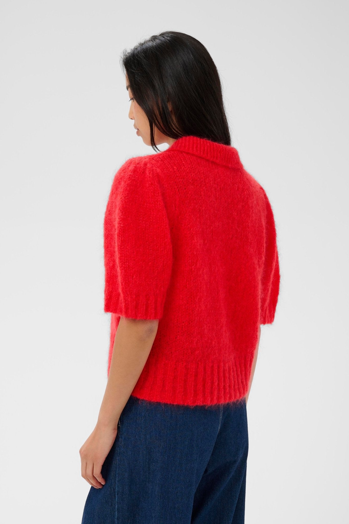 picture of Part Two Vernoni Cardigan - Poppy Red - Number Two - womens - fashion - clothing - Part Two 4