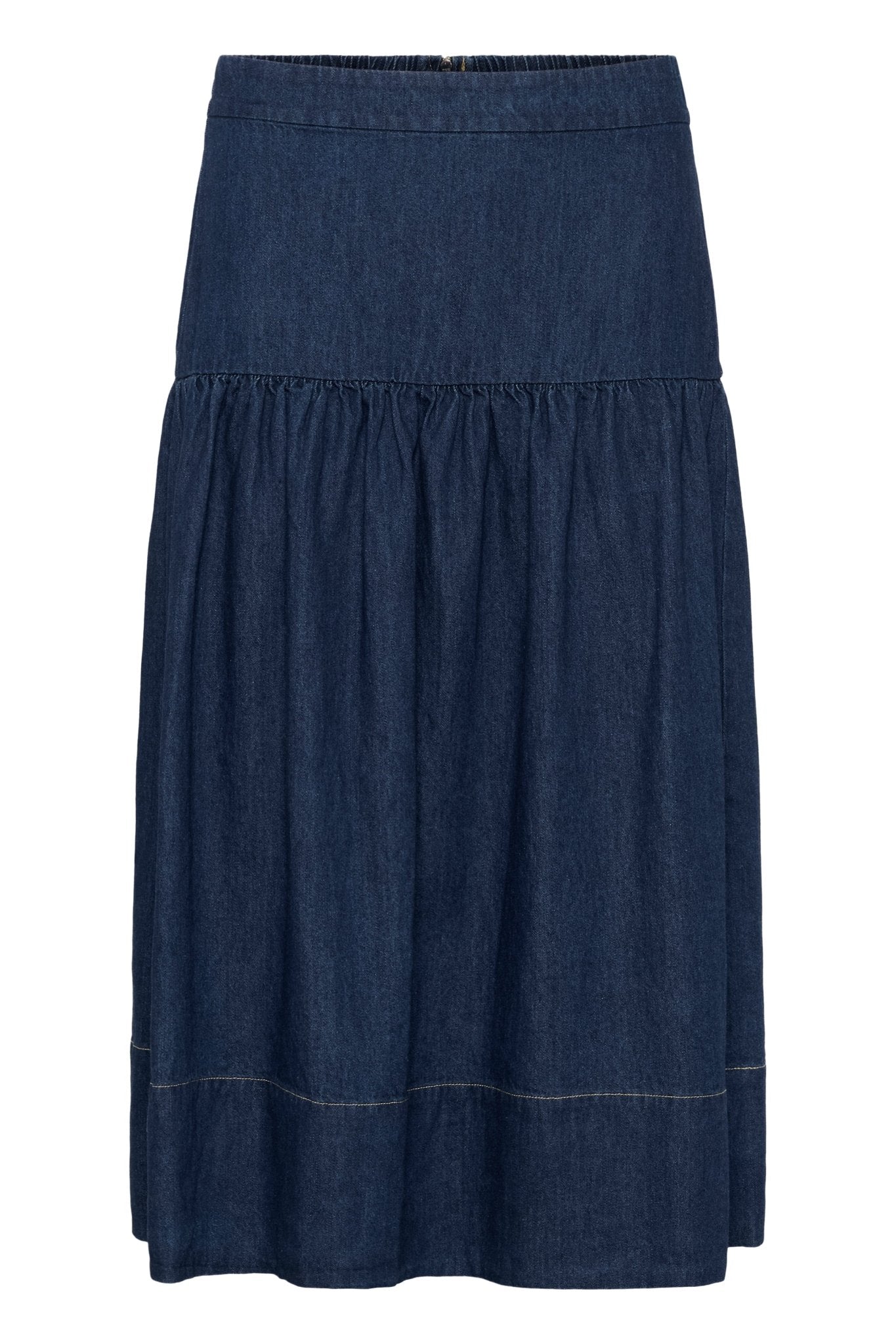 picture of Part Two Nellia Skirt - Dark Blue Denim - Number Two - womens - fashion - clothing - Part Two 5