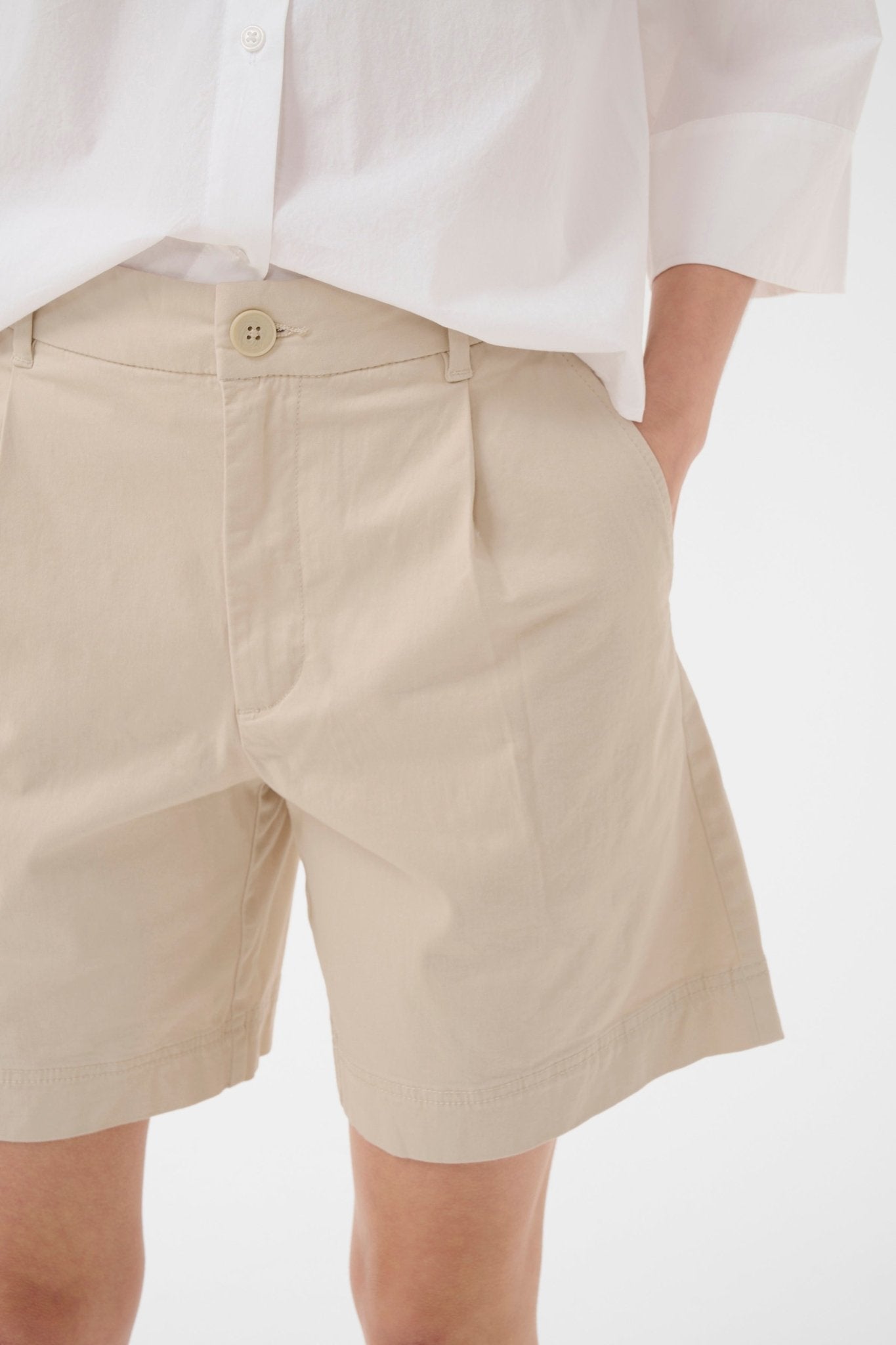picture of Part Two Bonni Shorts - French Oak - Number Two - womens - fashion - clothing - Part Two 3