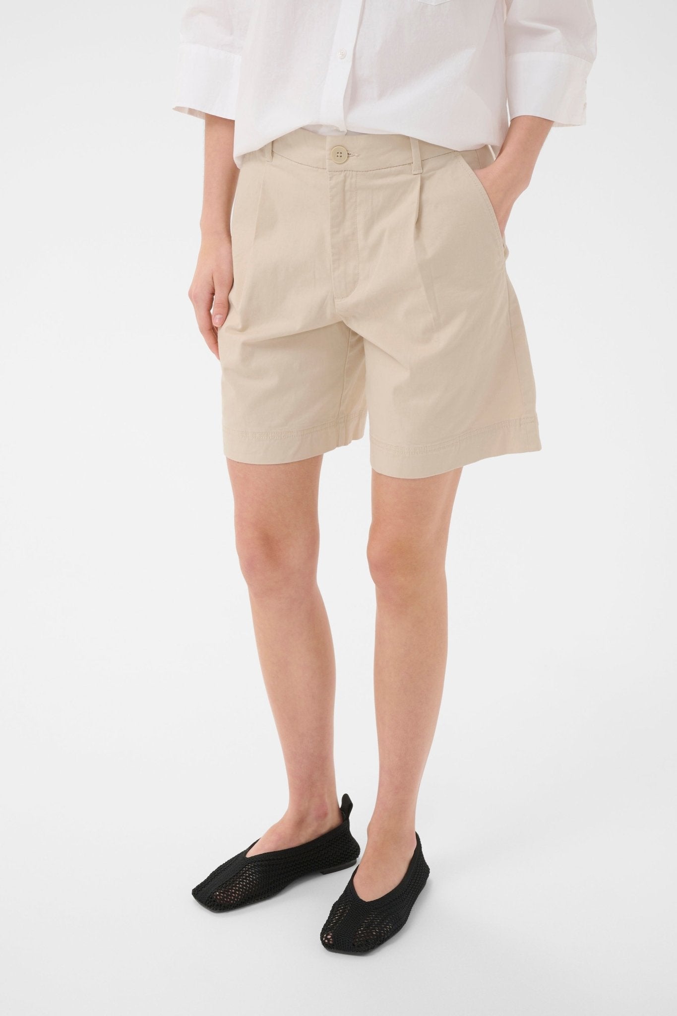 picture of Part Two Bonni Shorts - French Oak - Number Two - womens - fashion - clothing - Part Two 2