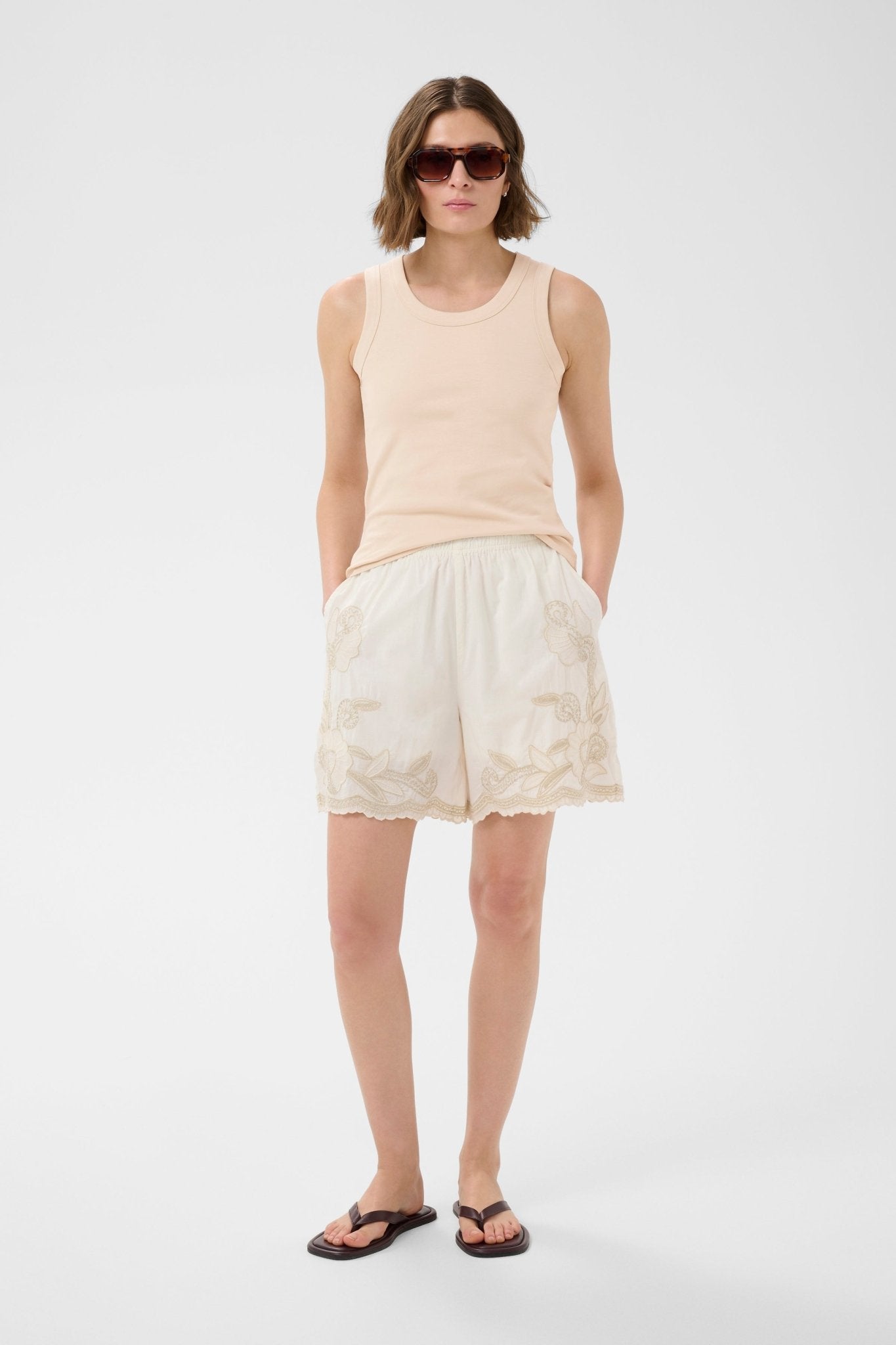picture of Part Two Bessy Vest Top French Oak - Number Two - womens - fashion - clothing - Part Two 3