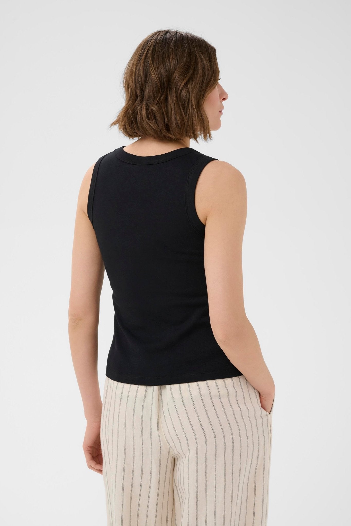 picture of Part Two Bessy Vest Top - Black - Number Two - womens - fashion - clothing - Part Two 3