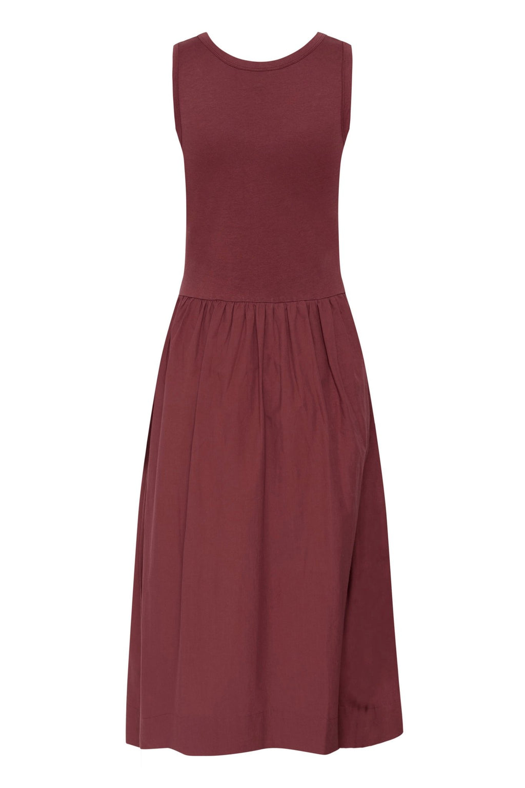 picture of Part Two Bodhi Sleeveless Cotton Dress - Burnt Russet - Number Two - womens - fashion - clothing - Part Two 6