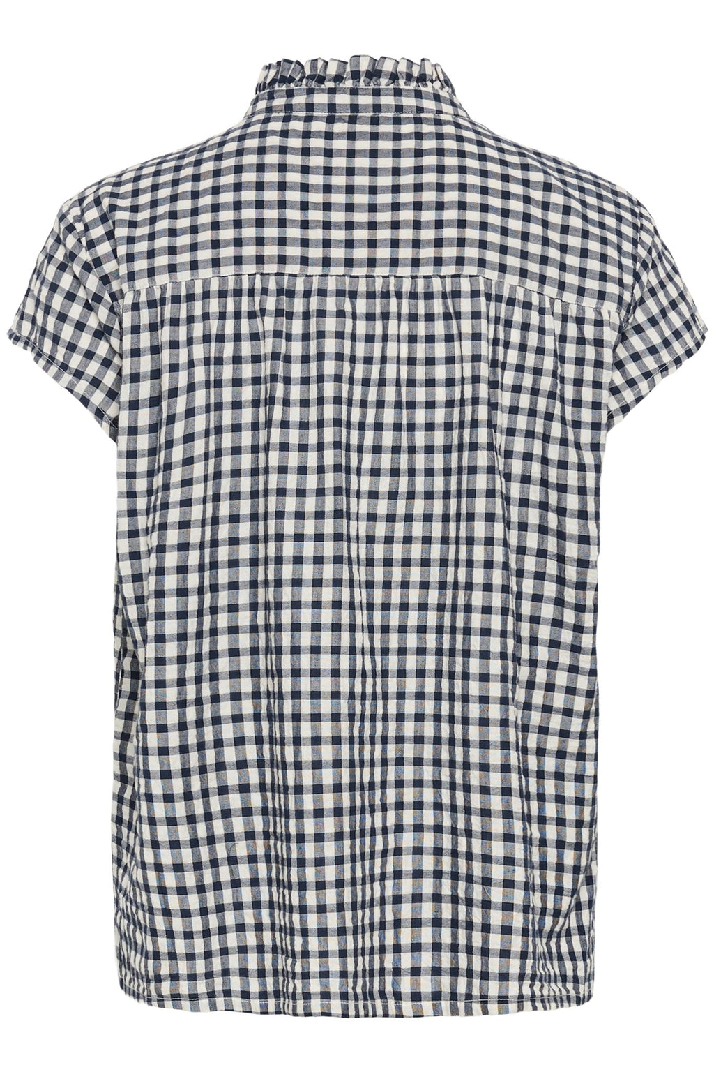 picture of Part Two Bjanka Check Blouse - Navy/White - Number Two - womens - fashion - clothing - Part Two 6