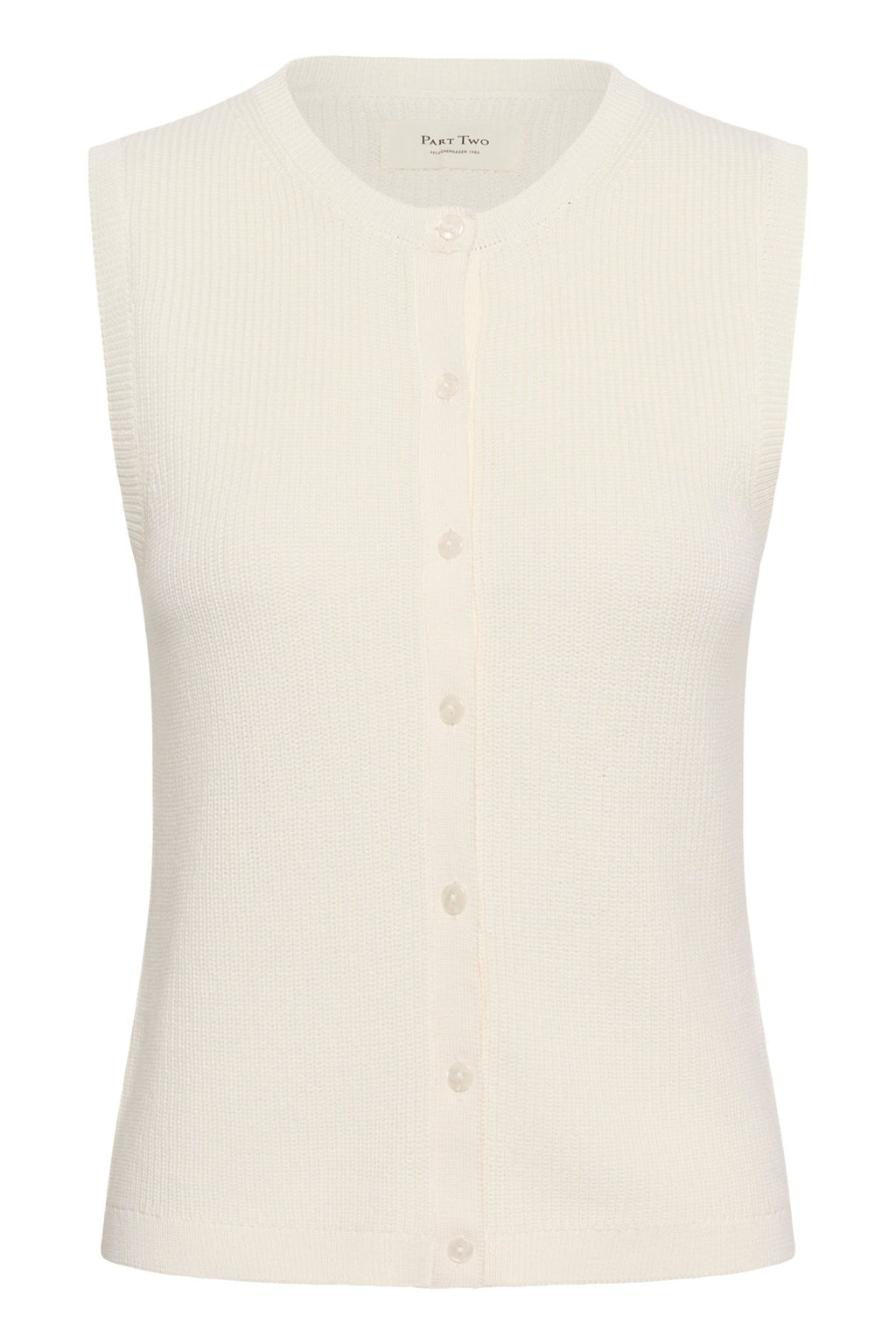 picture of Part Two Gemma Waistcoat - Whisper White - Number Two - womens - fashion - clothing - Part Two 4