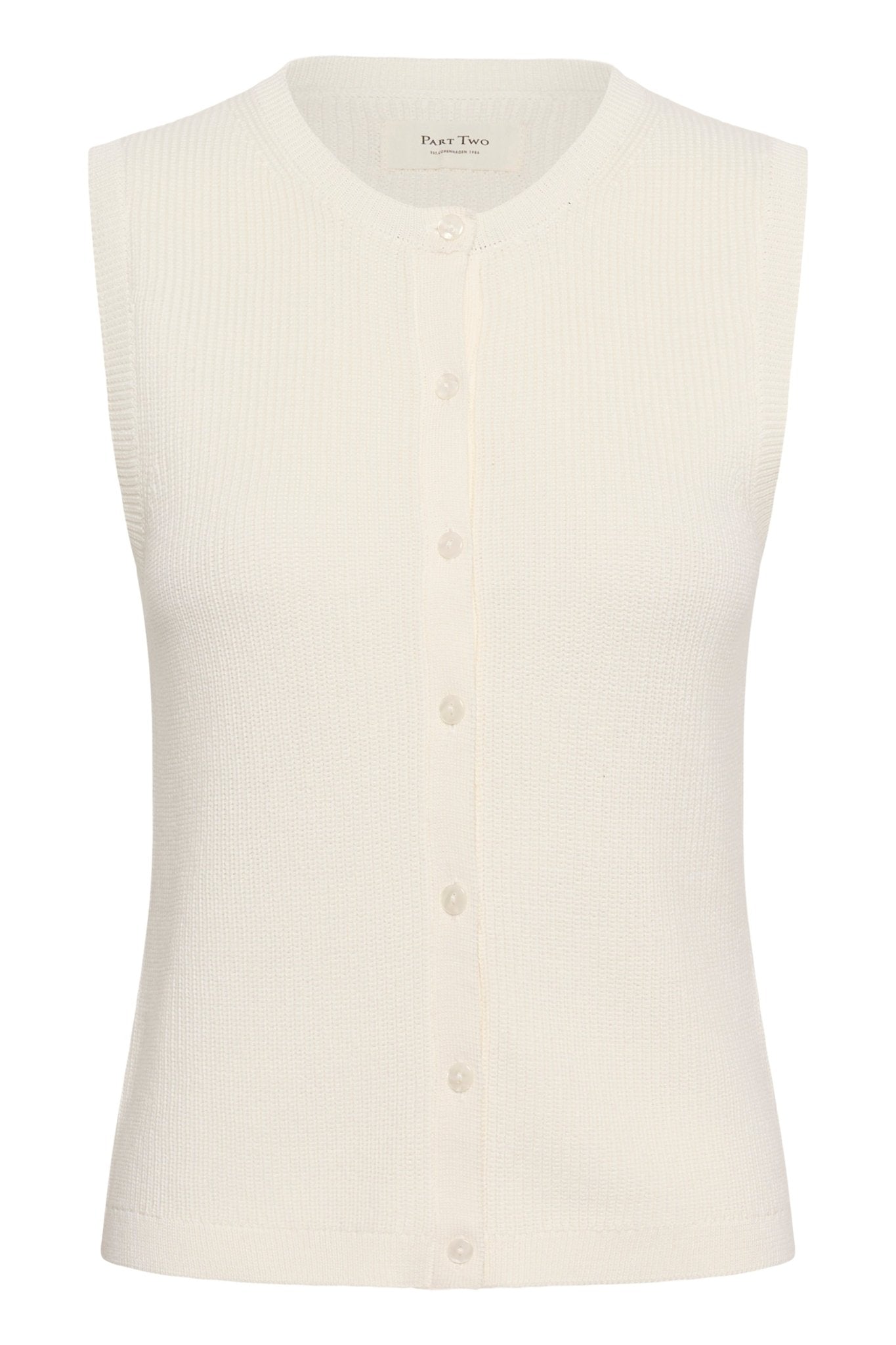 picture of Part Two Gemma Waistcoat - Whisper White - Number Two - womens - fashion - clothing - Part Two 4