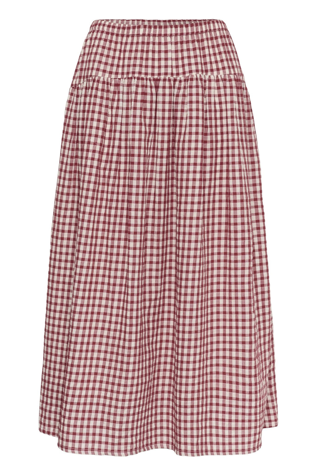 picture of Part Two Brunhild Skirt - Burnt Russet Check - Number Two - womens - fashion - clothing - Part Two 5