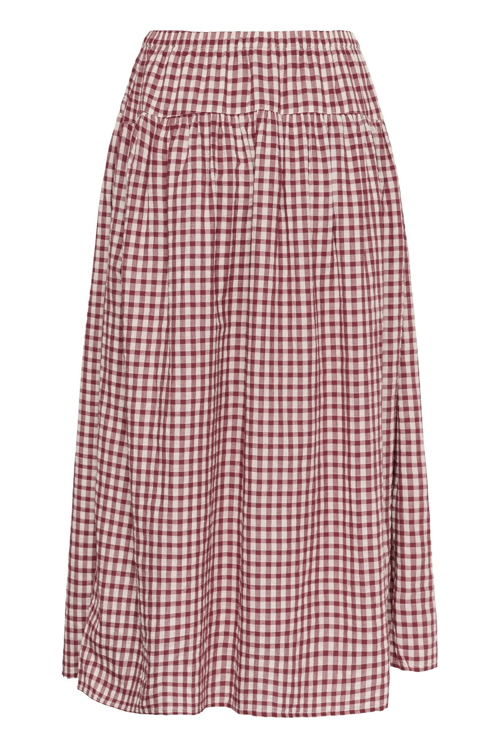 picture of Part Two Brunhild Skirt - Burnt Russet Check - Number Two - womens - fashion - clothing - Part Two 6