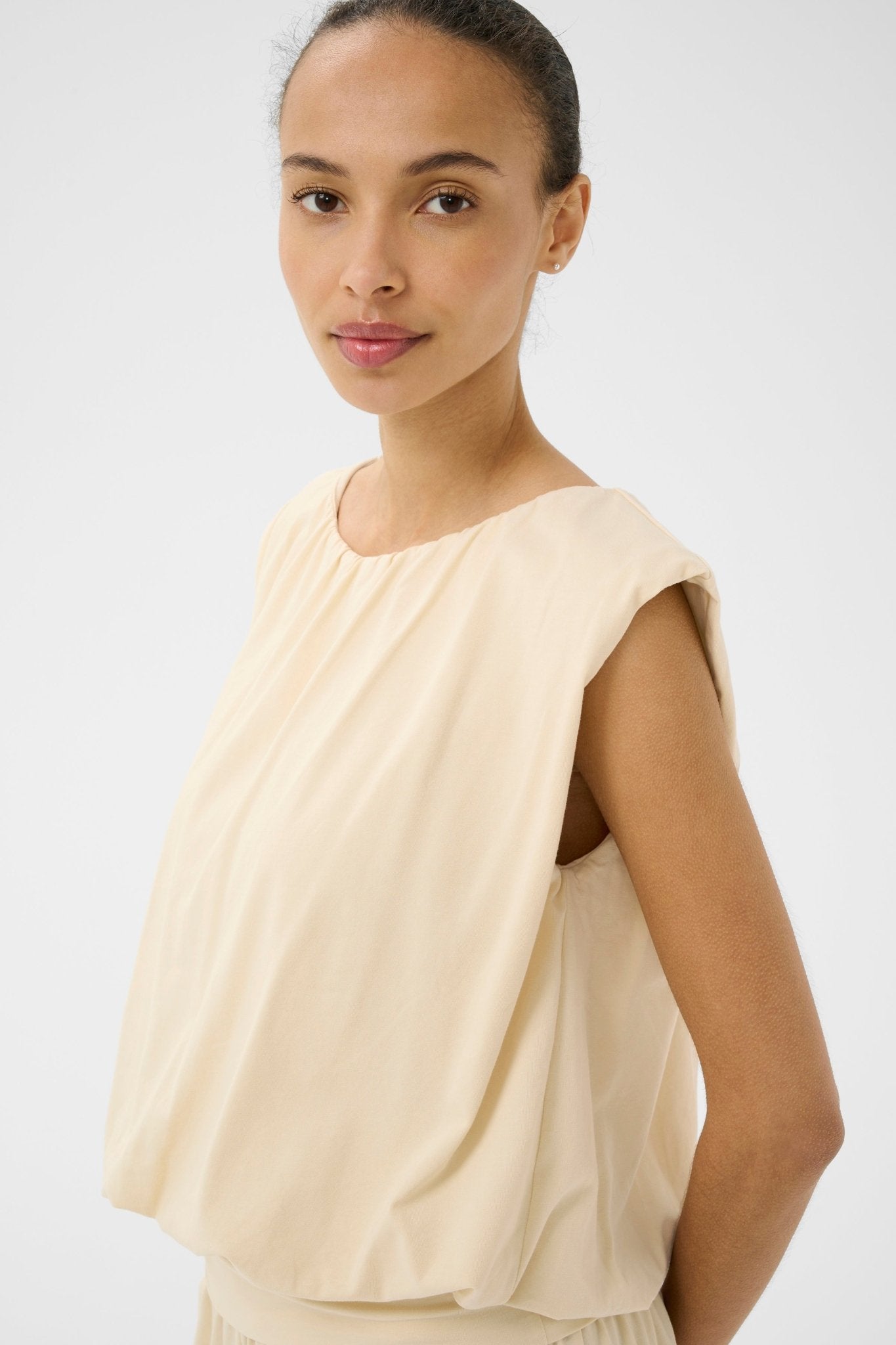 picture of Part Two Berthine Top - Sandshell - Number Two - womens - fashion - clothing - Part Two 1