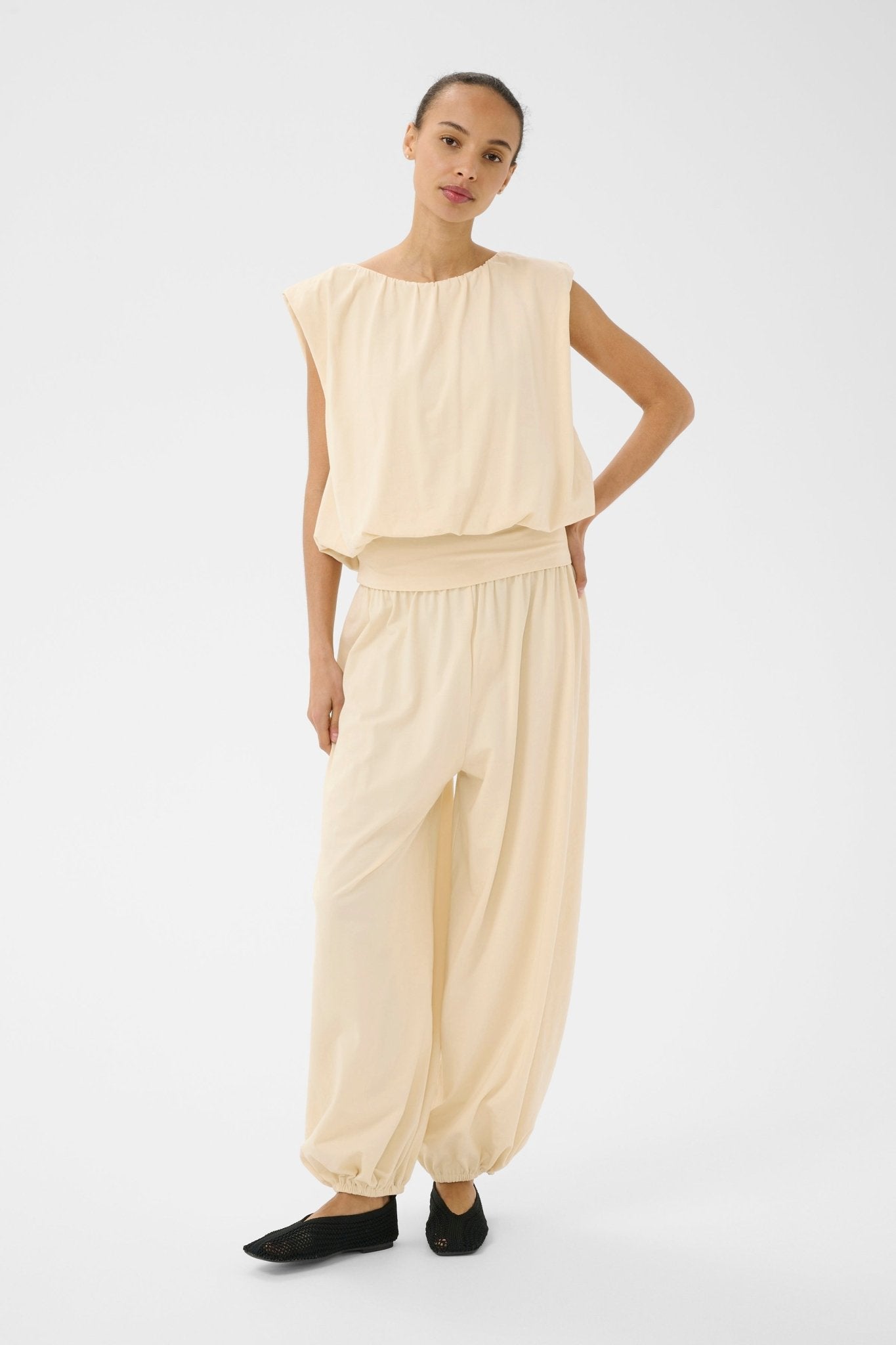 picture of Part Two Berthine Top - Sandshell - Number Two - womens - fashion - clothing - Part Two 2