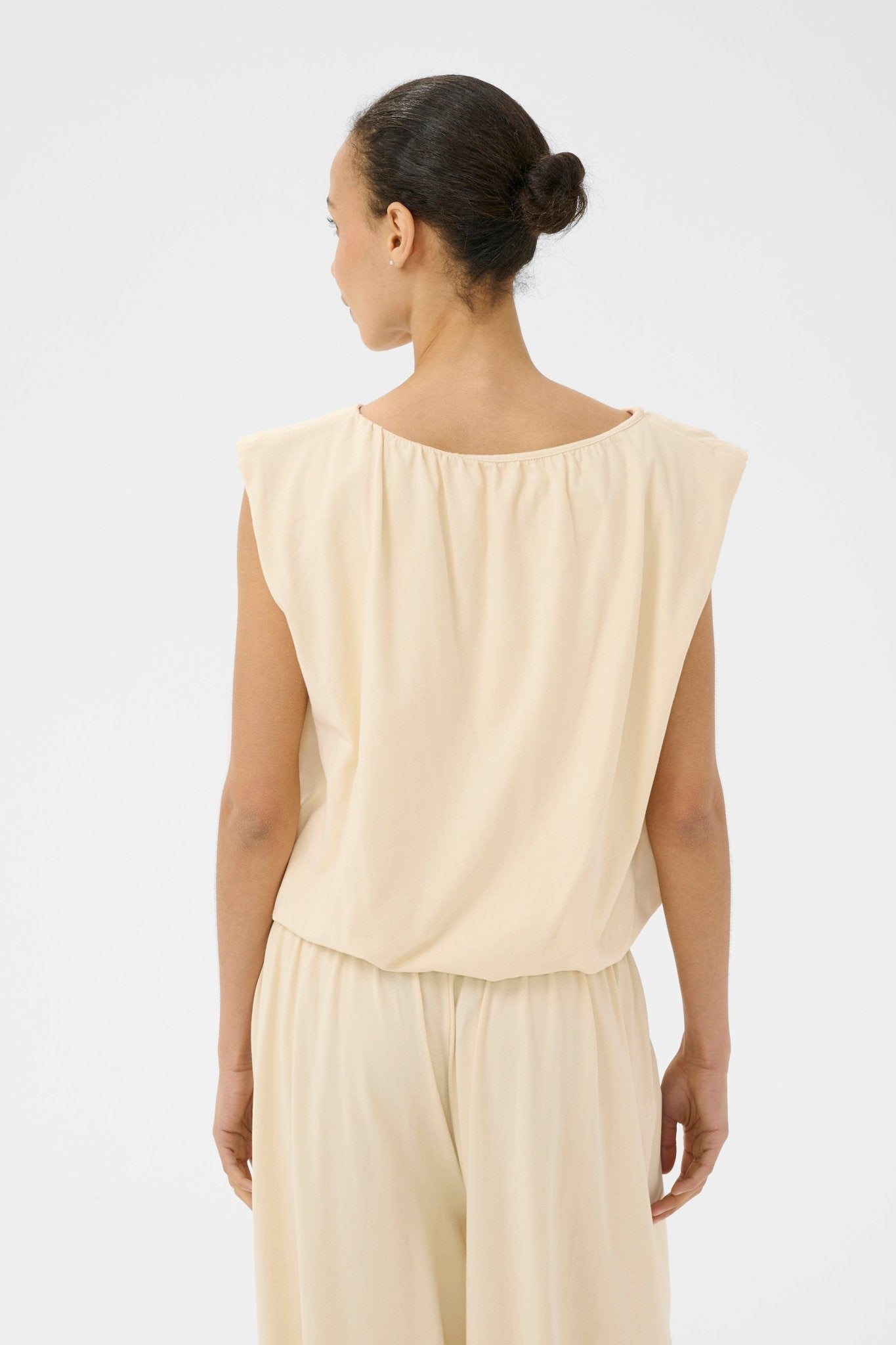 picture of Part Two Berthine Top - Sandshell - Number Two - womens - fashion - clothing - Part Two 4