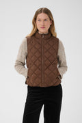 picture of Part Two Carlota Gilet - Downton Brown - Number Two - womens - fashion - clothing - Part Two 1