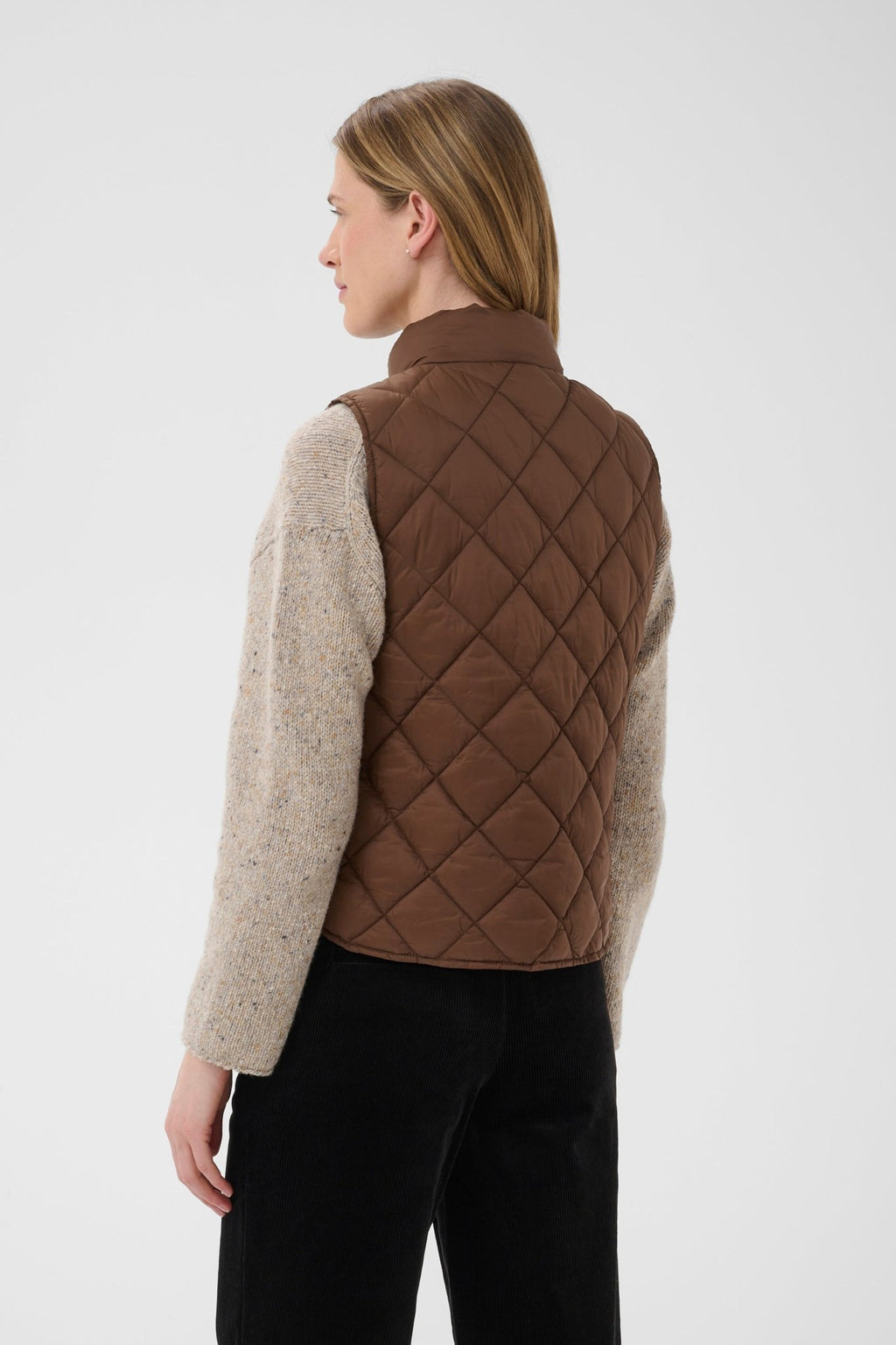 picture of Part Two Carlota Gilet - Downton Brown - Number Two - womens - fashion - clothing - Part Two 4