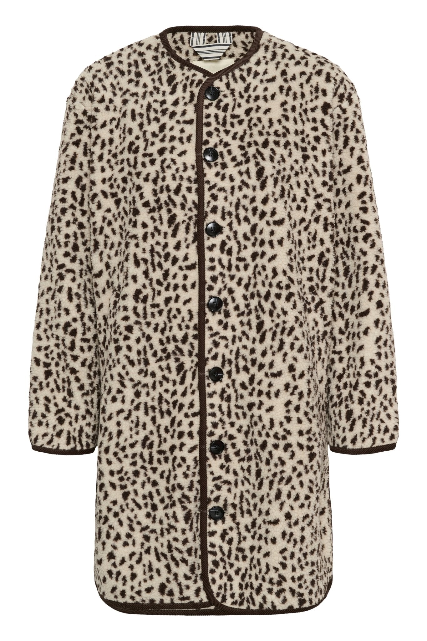 picture of Part Two Catya Coat - Neutral Spots - Number Two - womens - fashion - clothing - Part Two 2